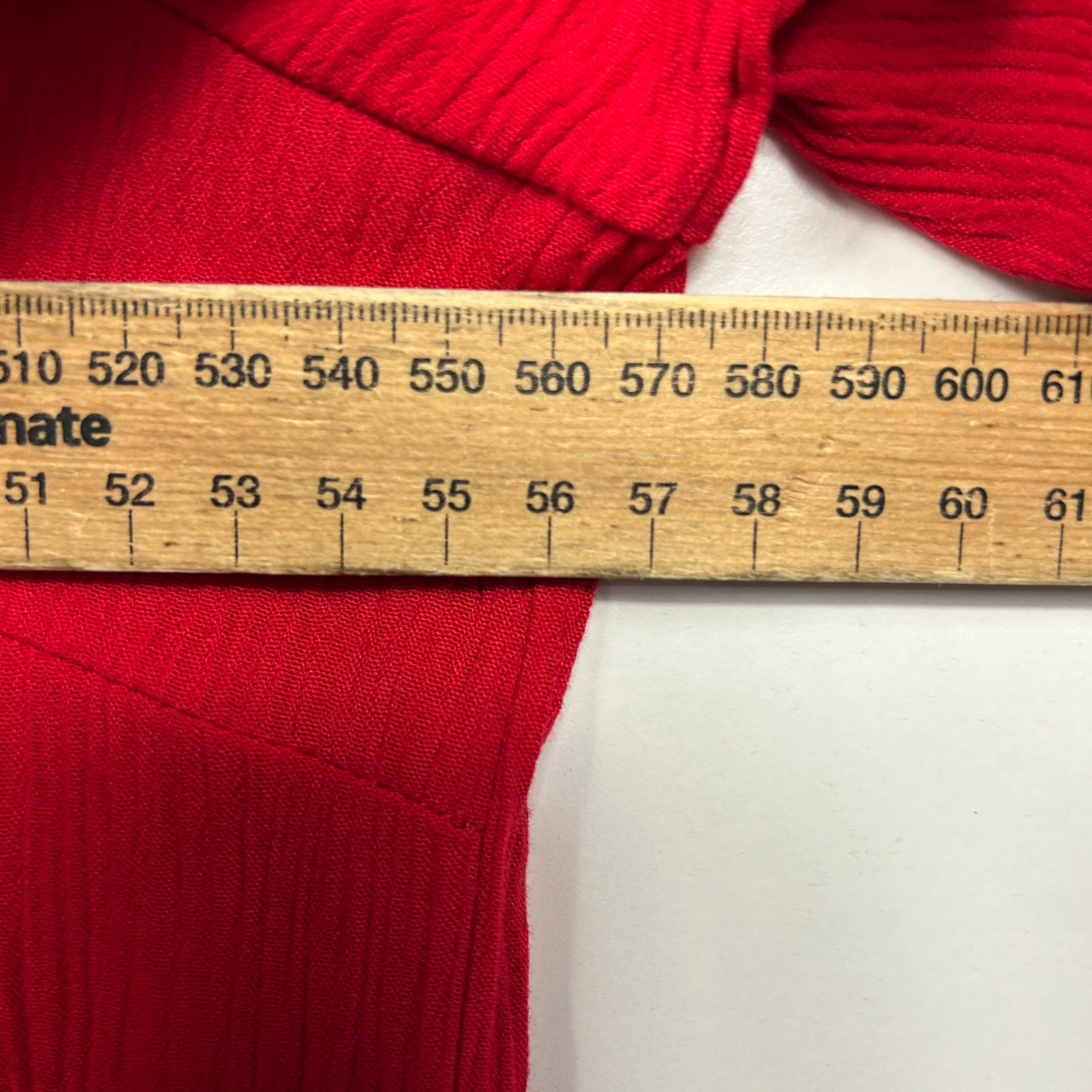 Millers Red Embroidered Button Up Short Sleeve Shirt - Size 16 - Image 6