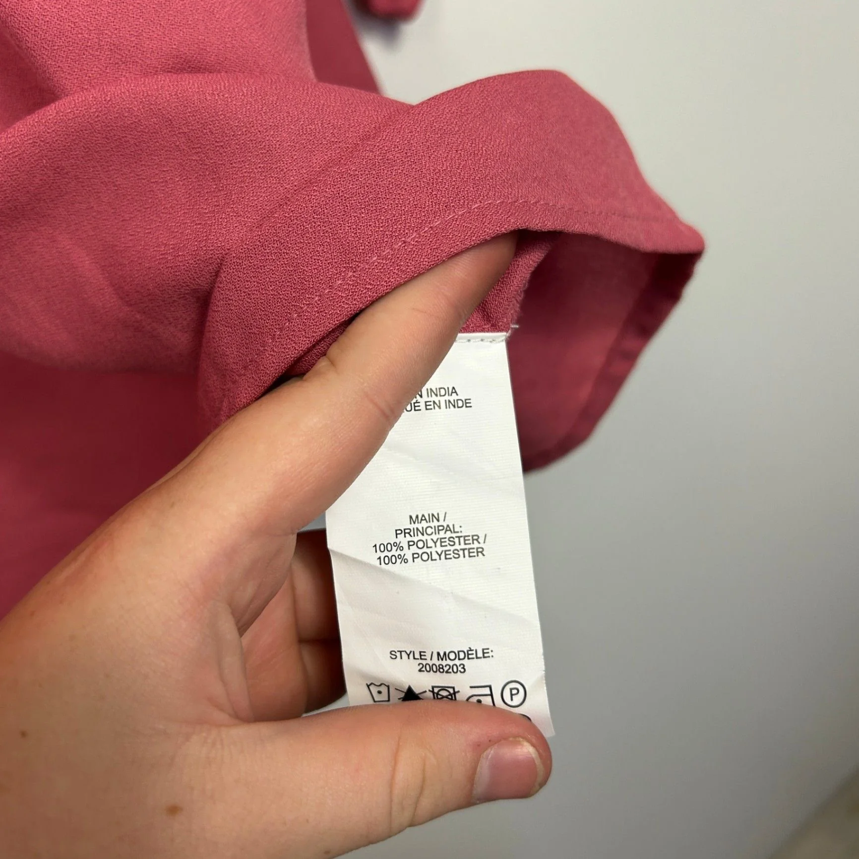 Millers Rose Pink 3/4 Roll Tab Sleeve Pleated Blouse Size 20 - Image 5