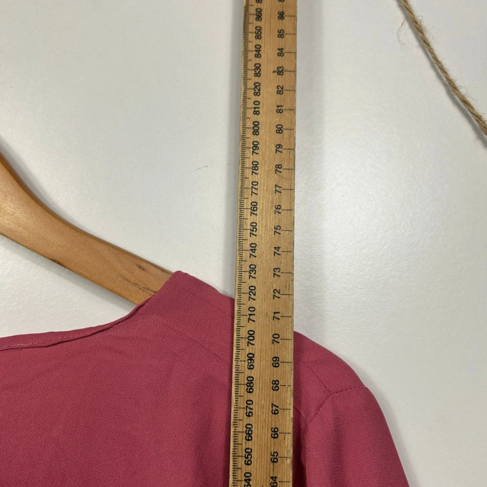Millers Rose Pink 3/4 Roll Tab Sleeve Pleated Blouse Size 20 - Image 7