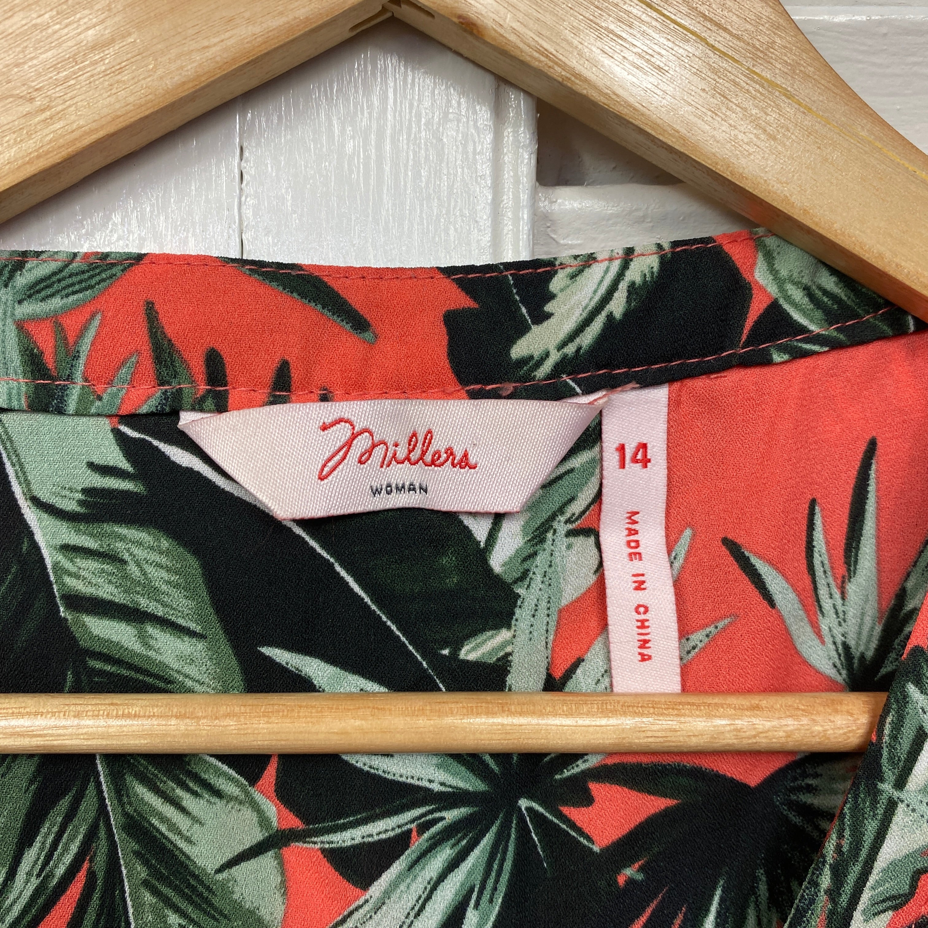 Millers Top Size 14 Multicoloured Floral - Image 4