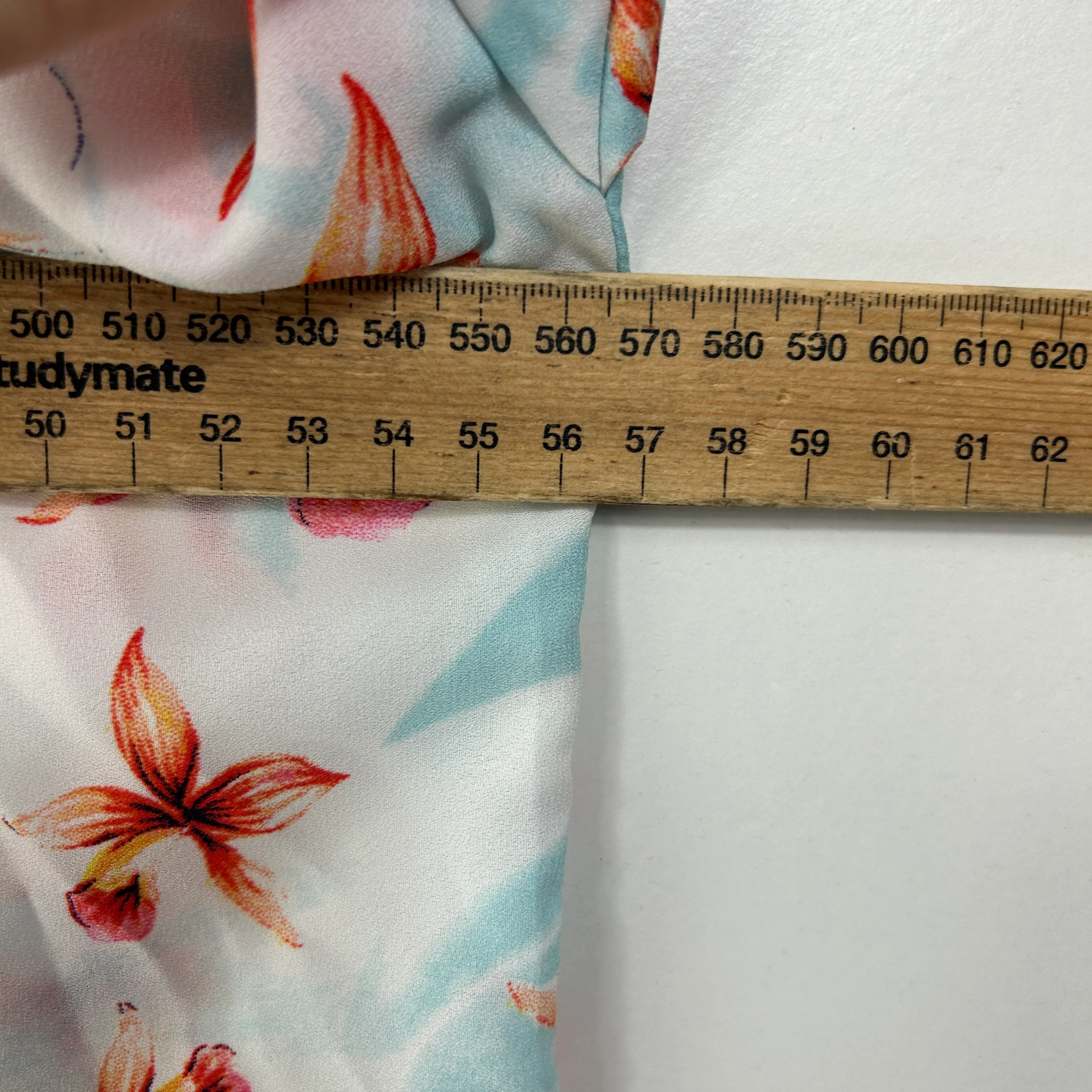 Millers White Tropical Floral Print Top - Size 14 - Image 5