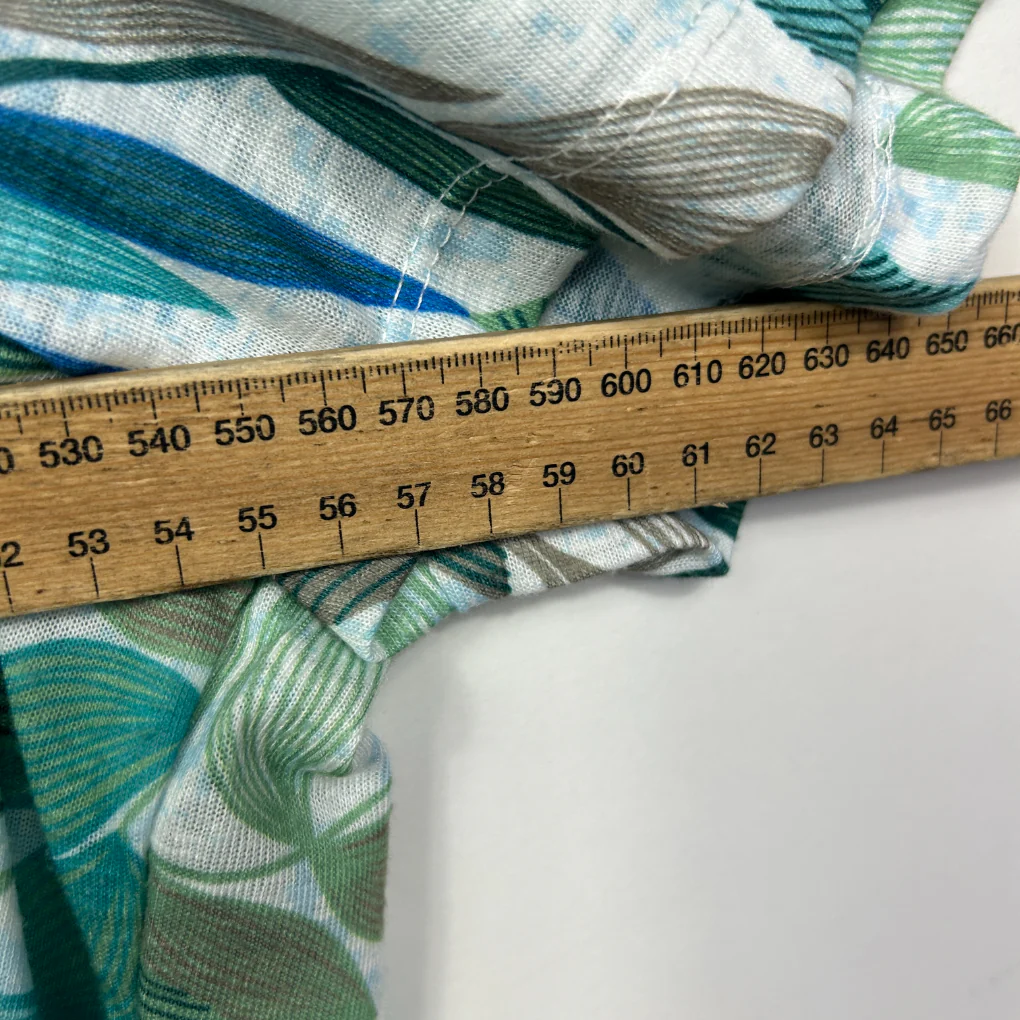 Millers Multicoloured Tropical Leaf Print Short Sleeve Top - Size 22 - Image 5