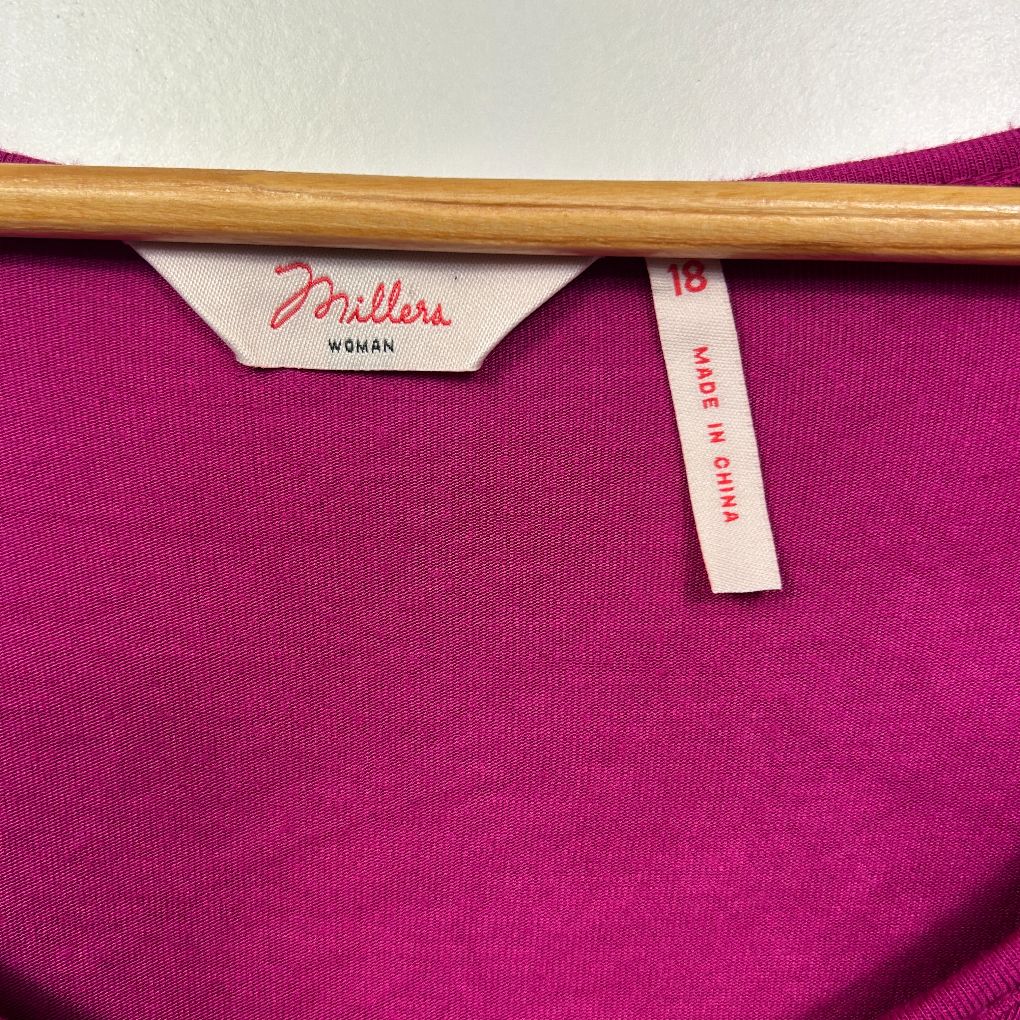 Millers Woman Magenta Top - Size 18 - Image 2