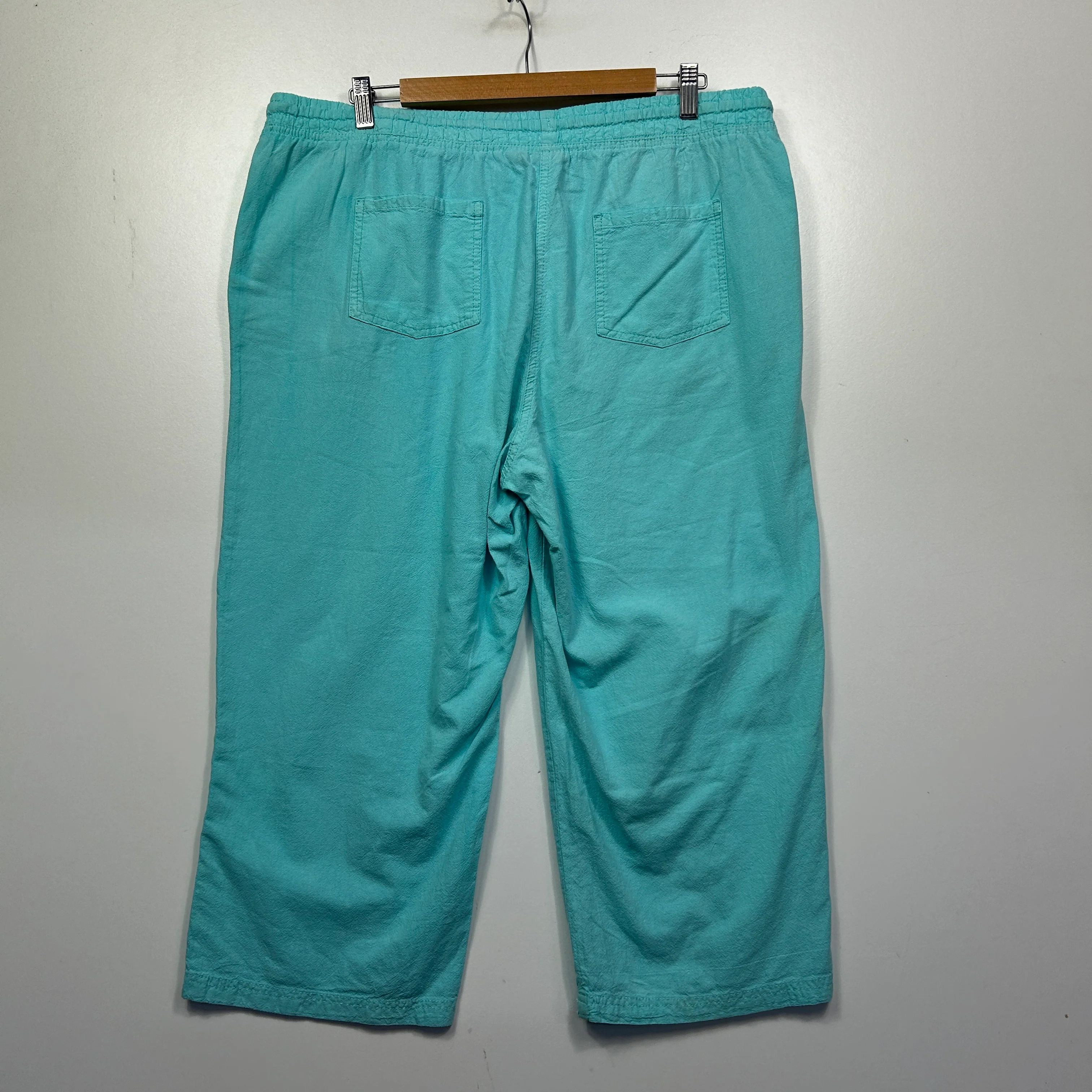 Millers Woman Aqua Cropped Pants - Size 16 - Image 2