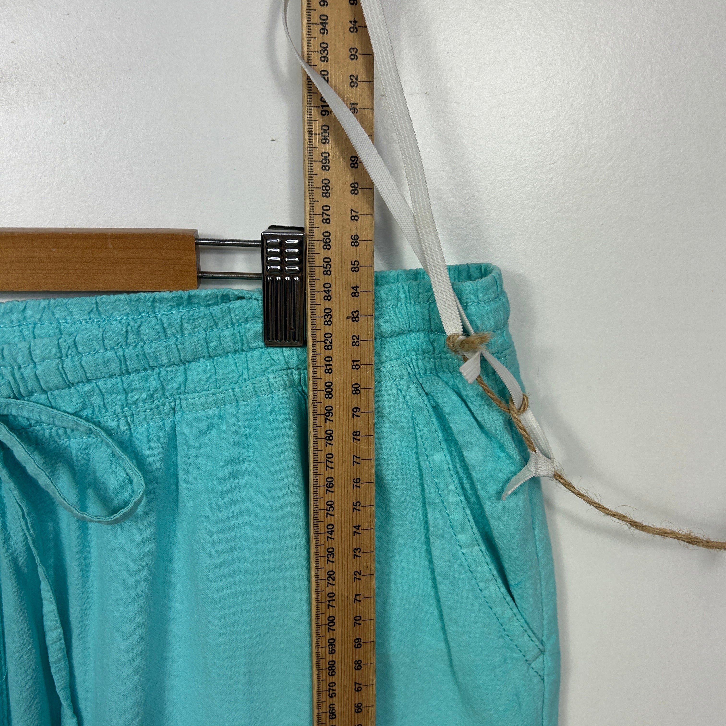 Millers Woman Aqua Cropped Pants - Size 16 - Image 6