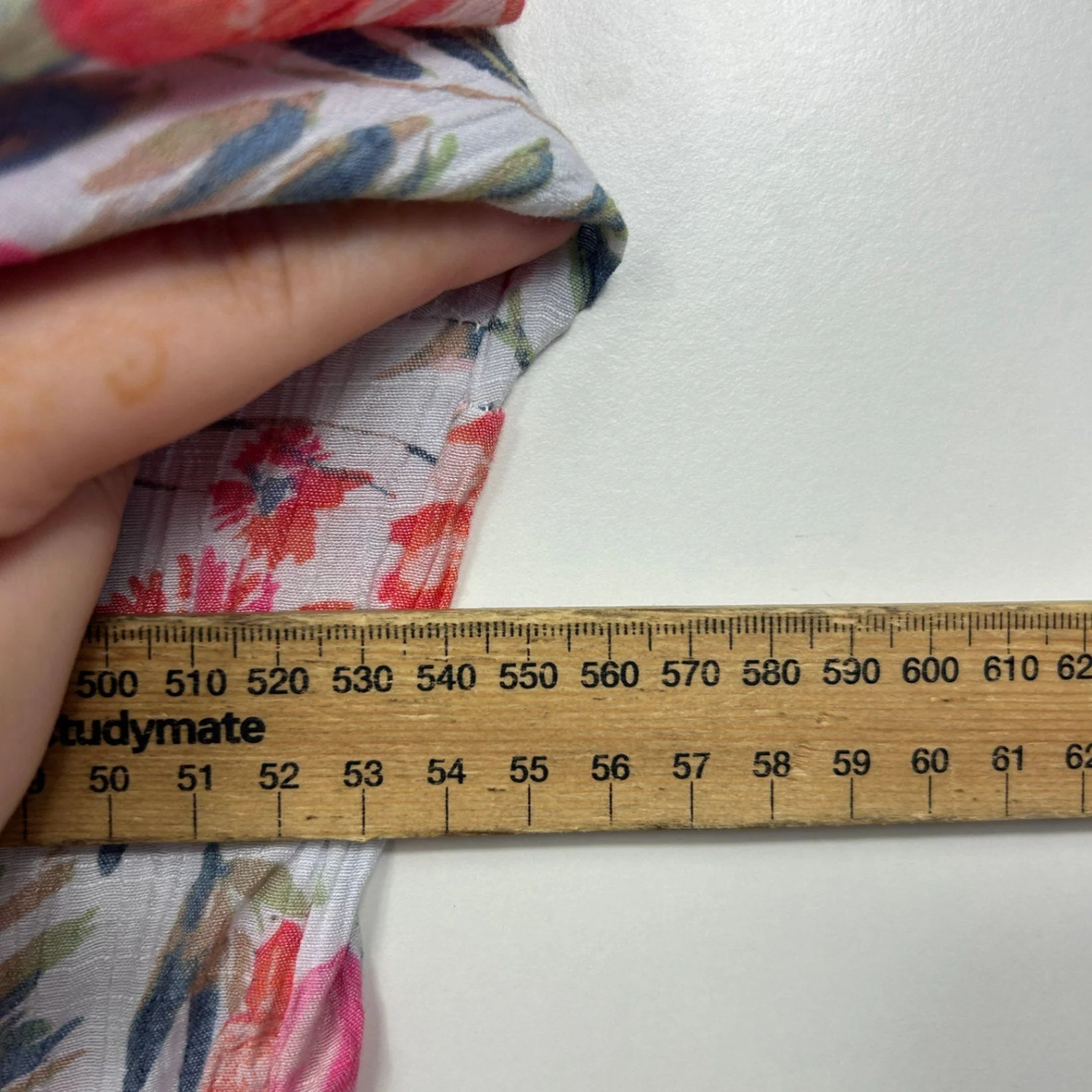 Millers Women's Multicoloured Viscose Floral 3/4 Sleeve Button Up Top Size 16 - Image 8