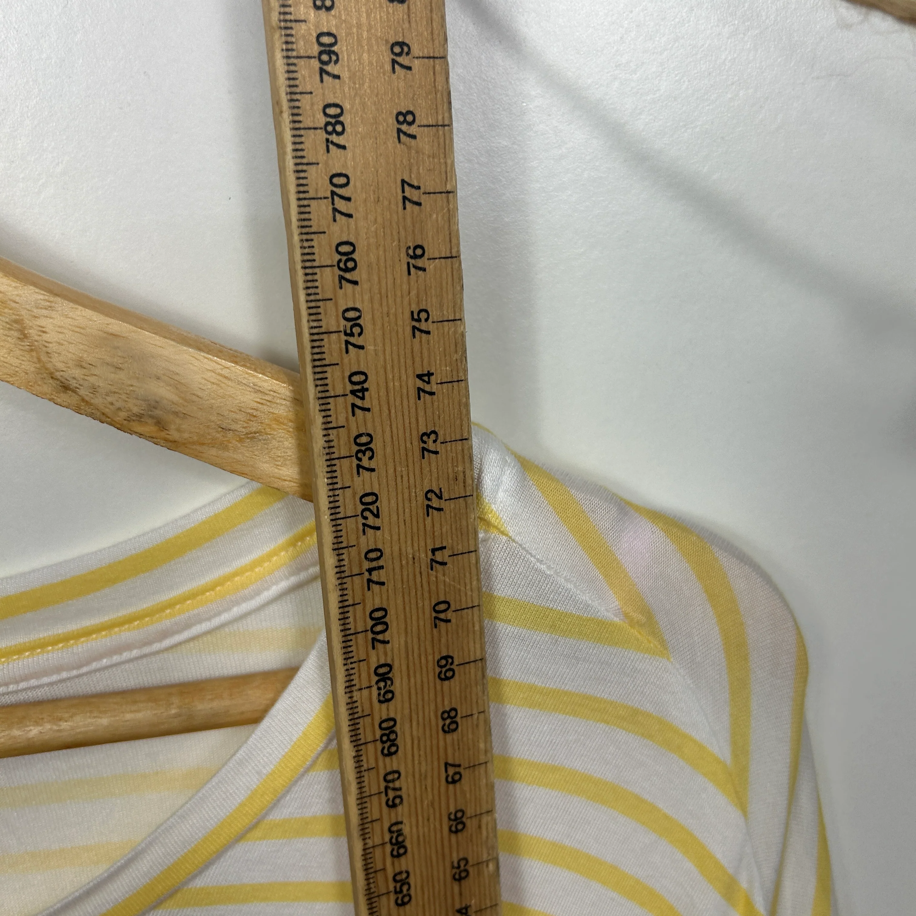Millers Yellow Striped Top - Size 20 - Image 7