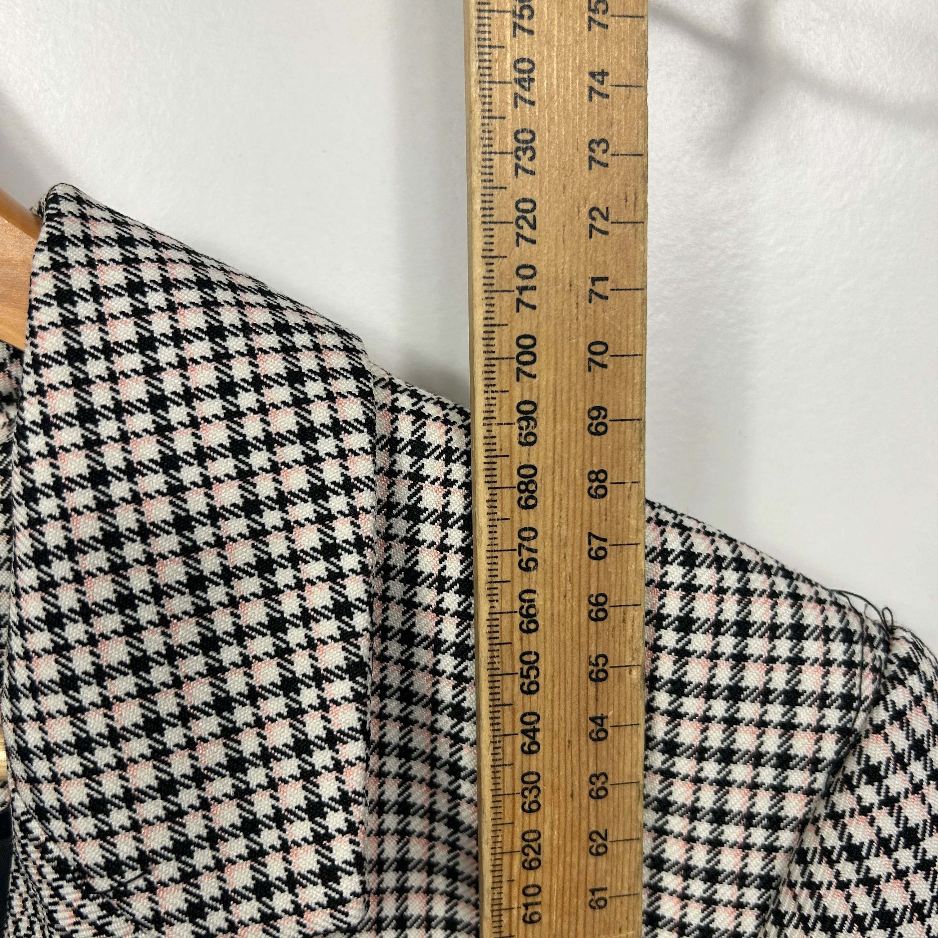 Miss Selfridge Houndstooth Blazer - Size 14 - Image 7