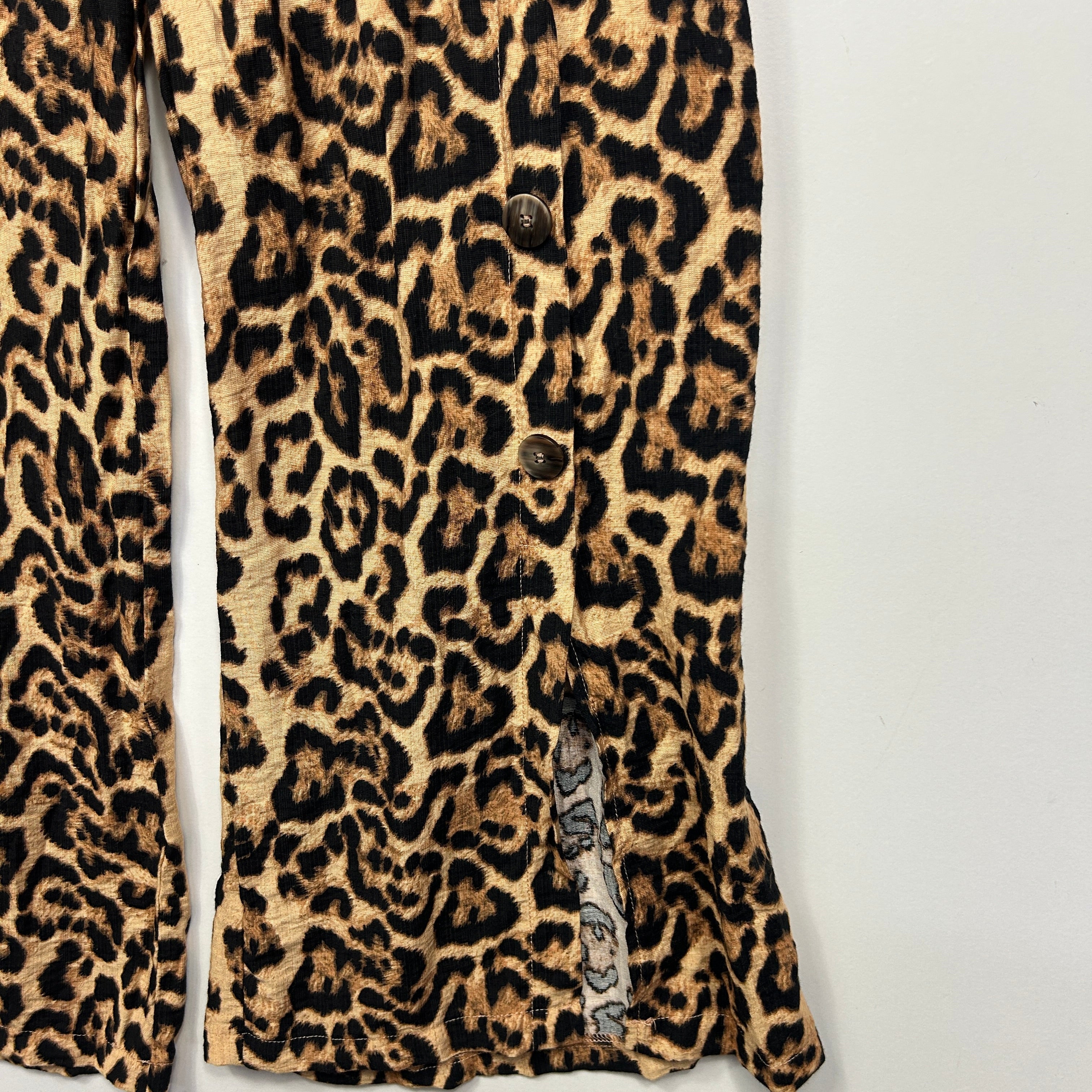 Missy Q Leopard Print Pants - Size 16 - Image 6