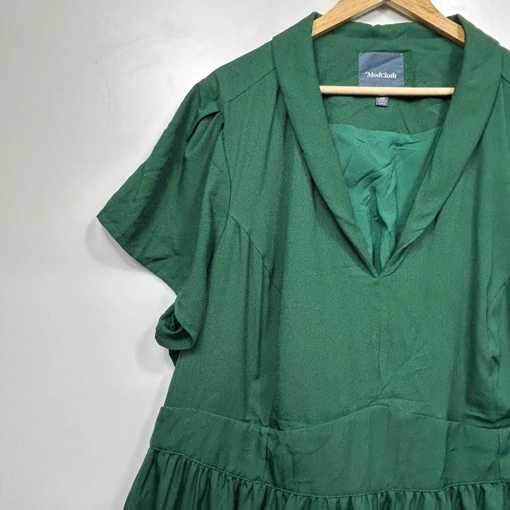 ModCloth Green Dress Size 4X - Image 6