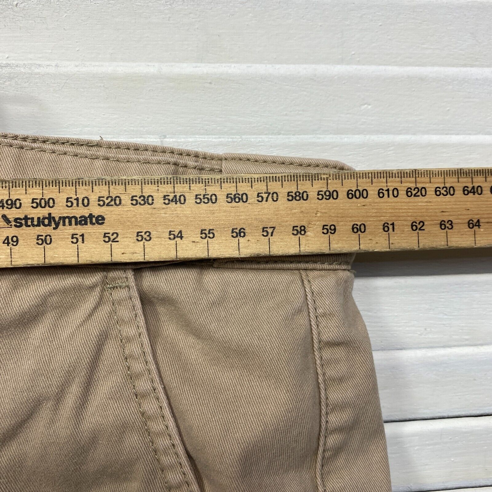 Mr Big Shorts Size 48 Plus Beige Pockets Big Tall Cotton - Image 7