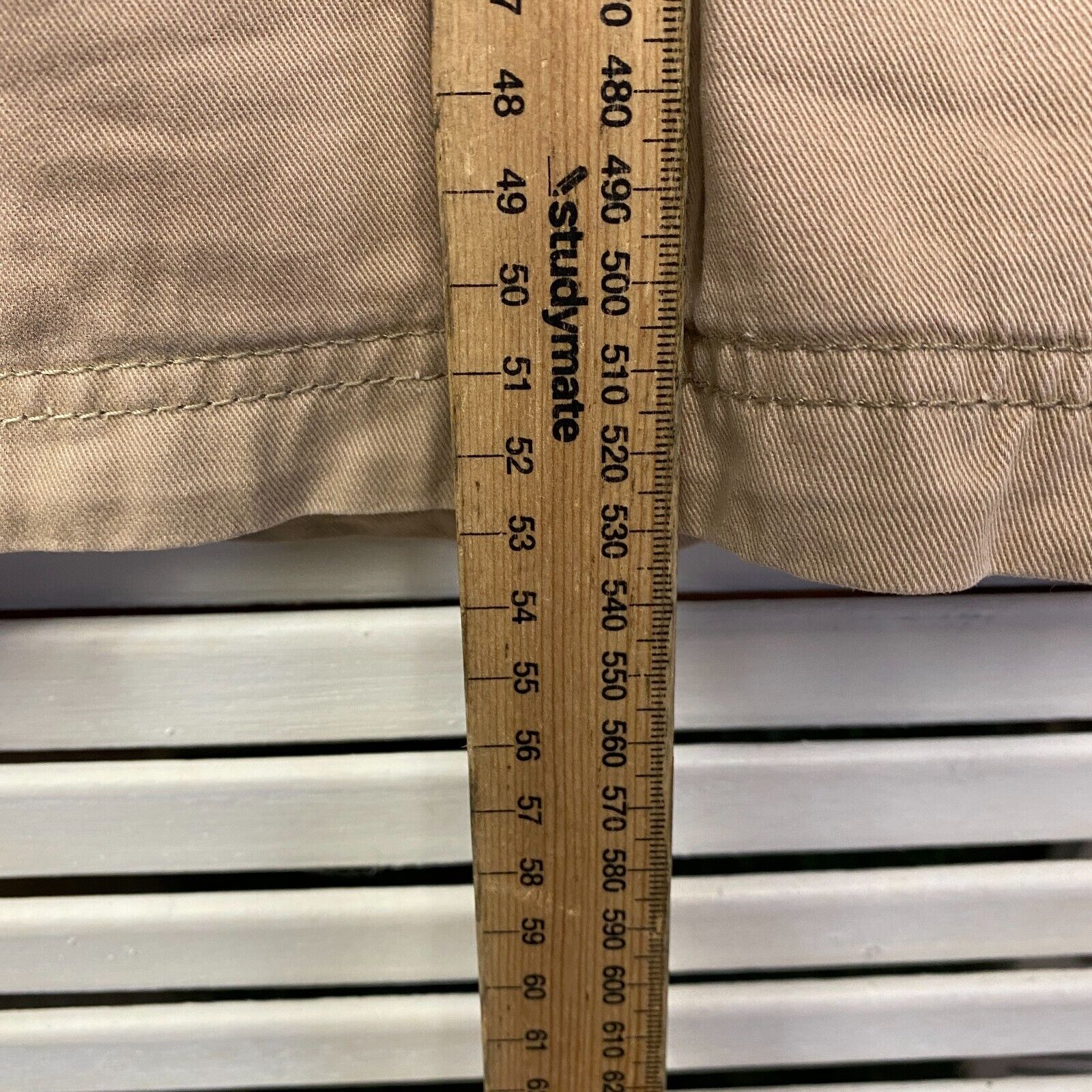 Mr Big Shorts Size 48 Plus Beige Pockets Big Tall Cotton - Image 8