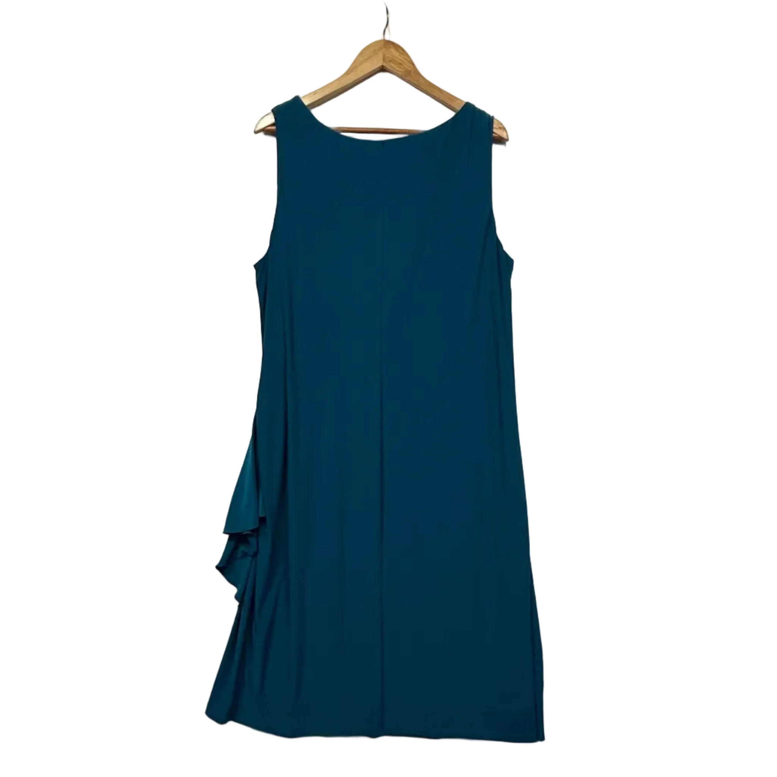 Mr K Evening Cocktail Teal Sleeveless Dress - Size 20 - Image 2
