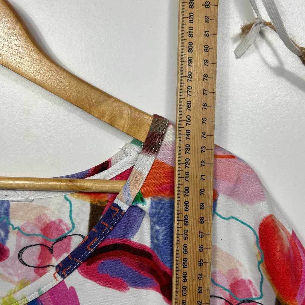 Multicoloured Print Top - Size 16? - Image 4