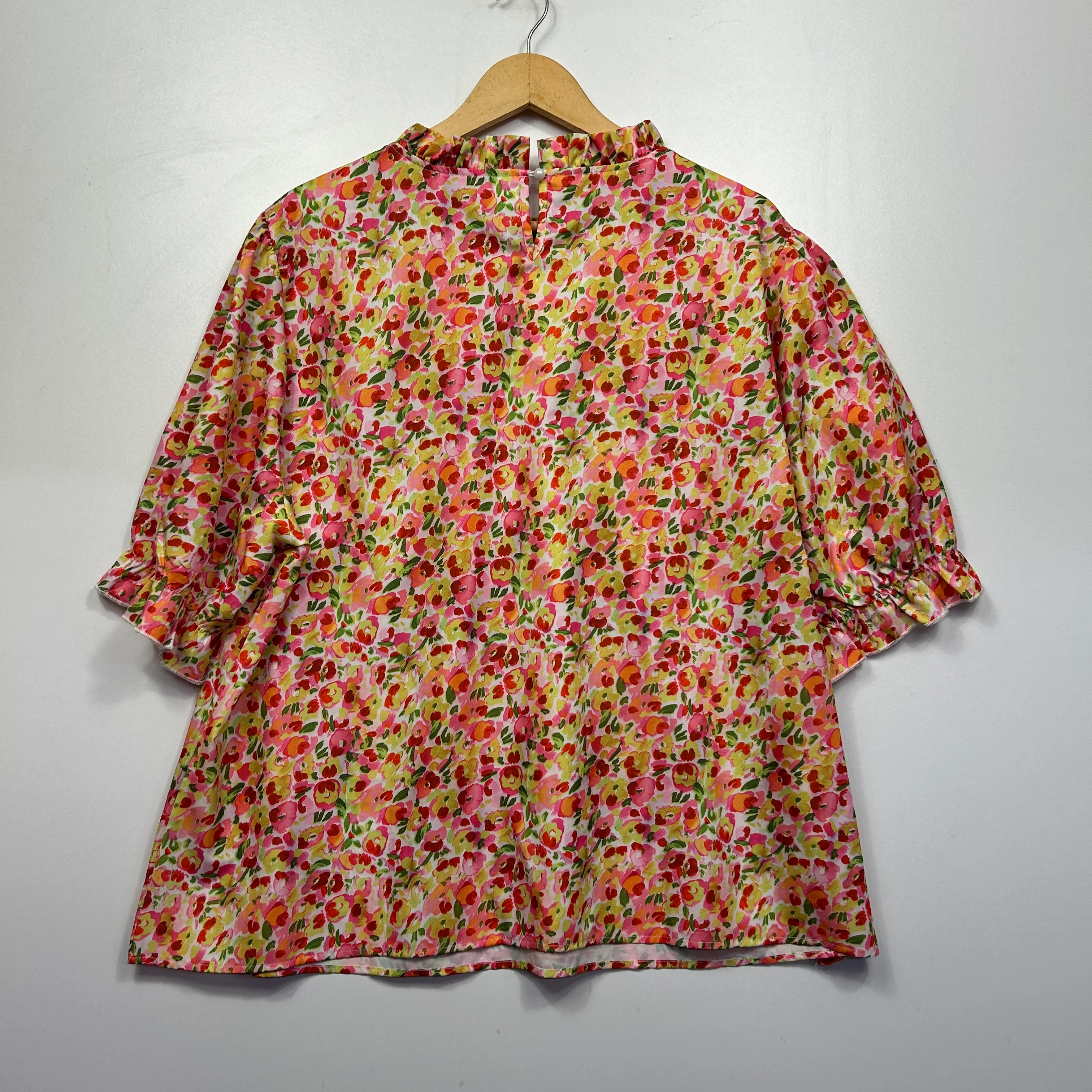 Multicoloured Floral Top - Size 4XL - Image 2