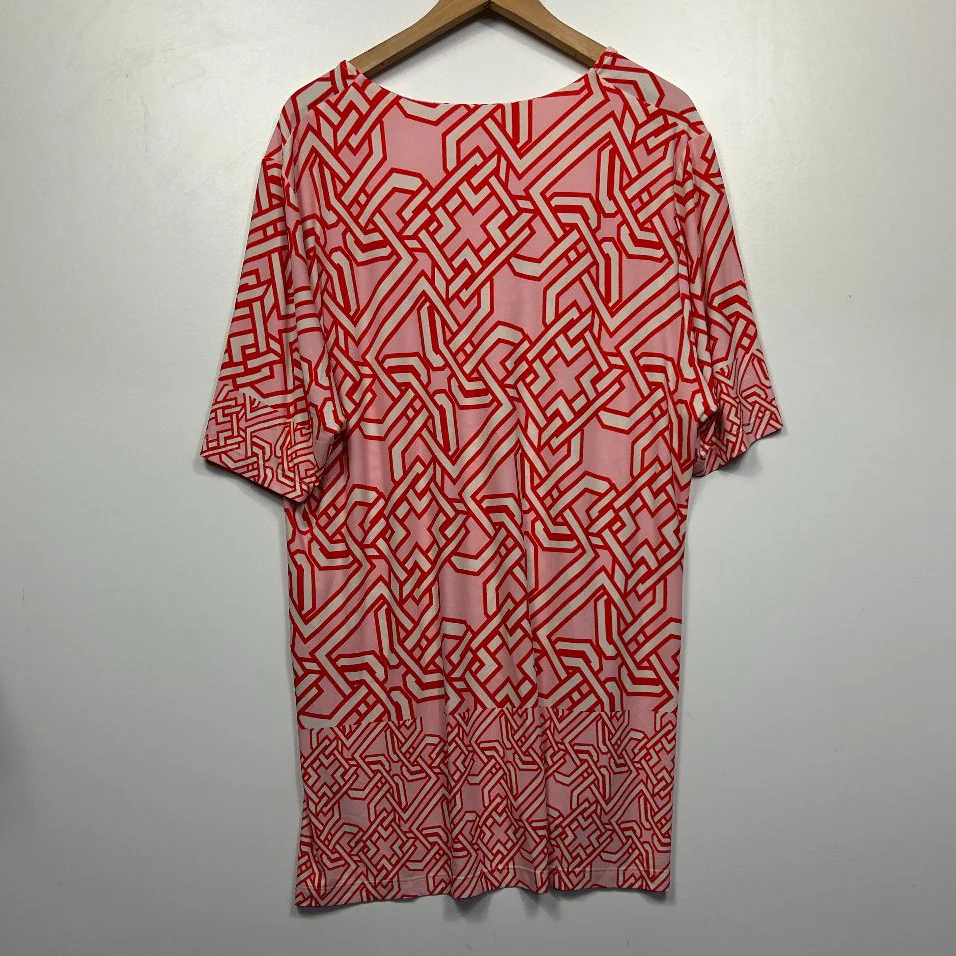 My Size Red White Geometric Top - Size 18M - Image 4