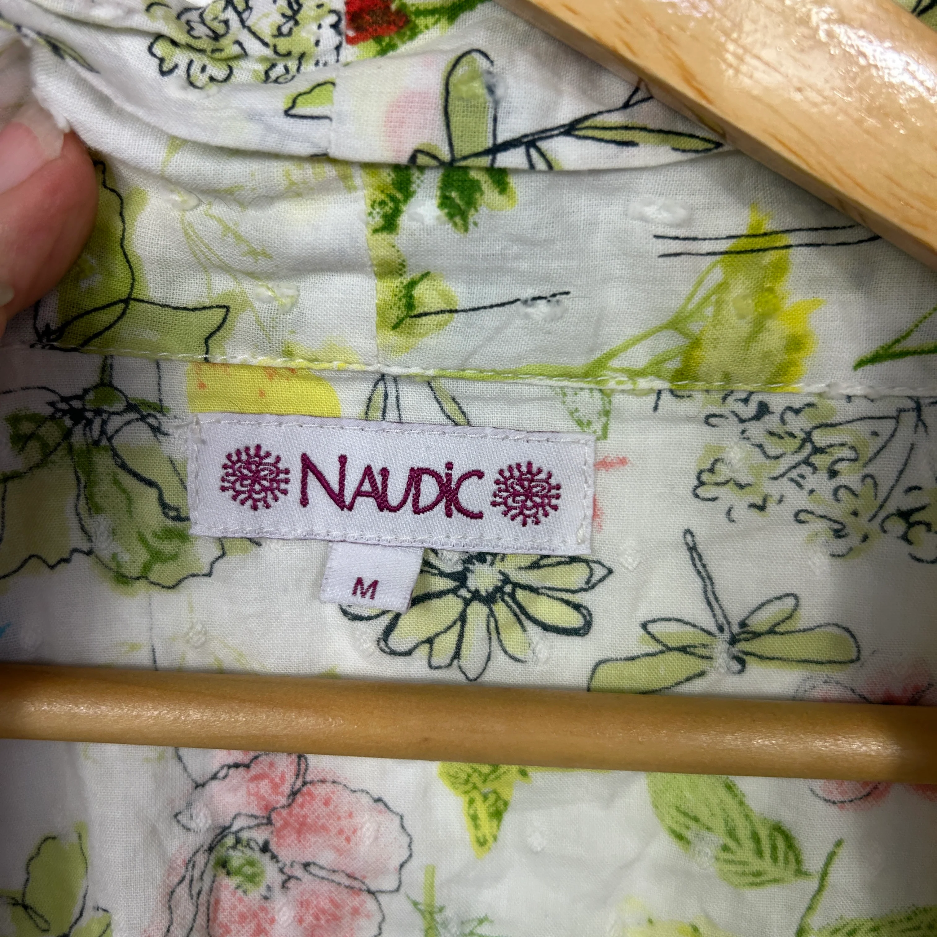 Naudic White Floral Print Kimono - Size 12/14/16 - Image 2