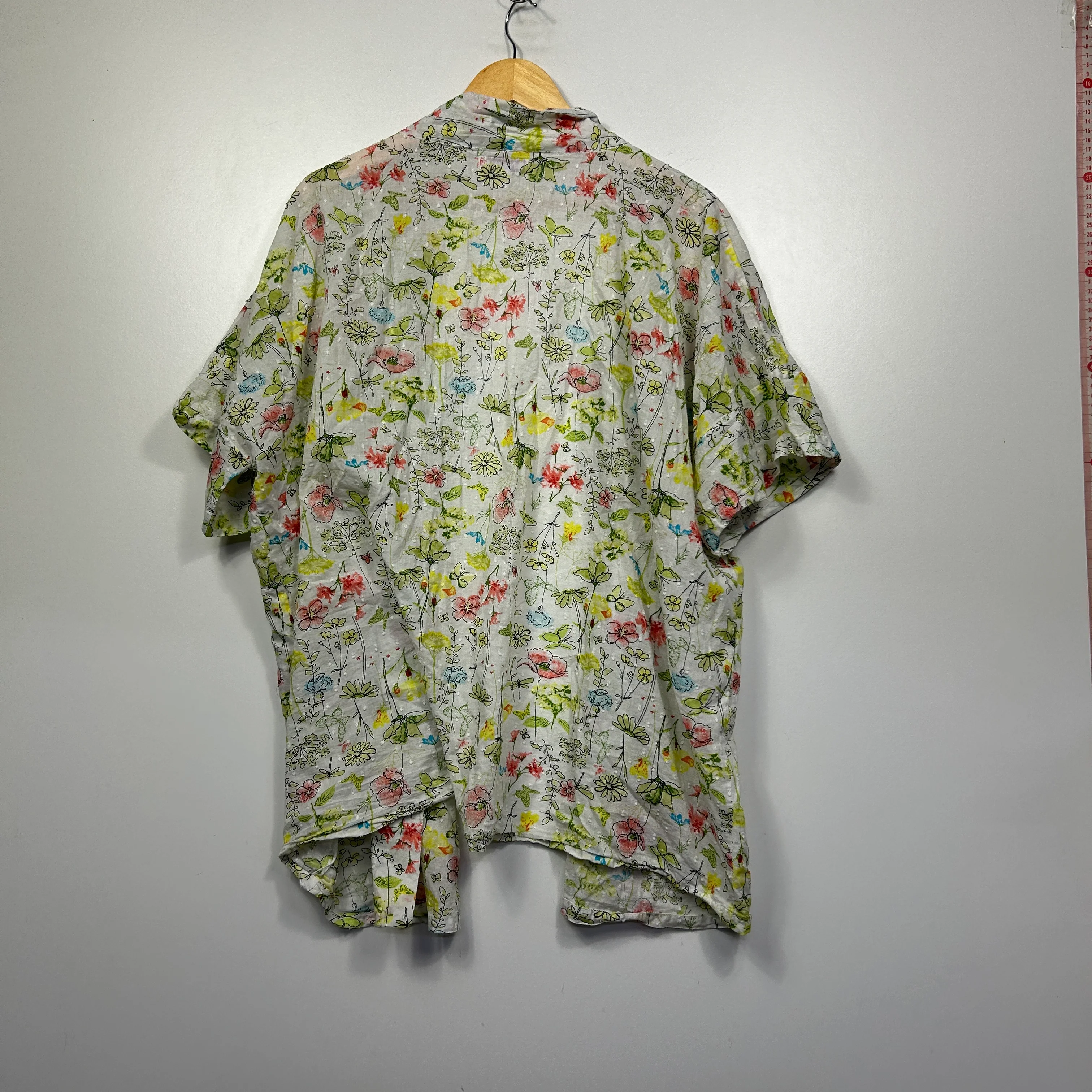 Naudic White Floral Print Kimono - Size 12/14/16 - Image 3