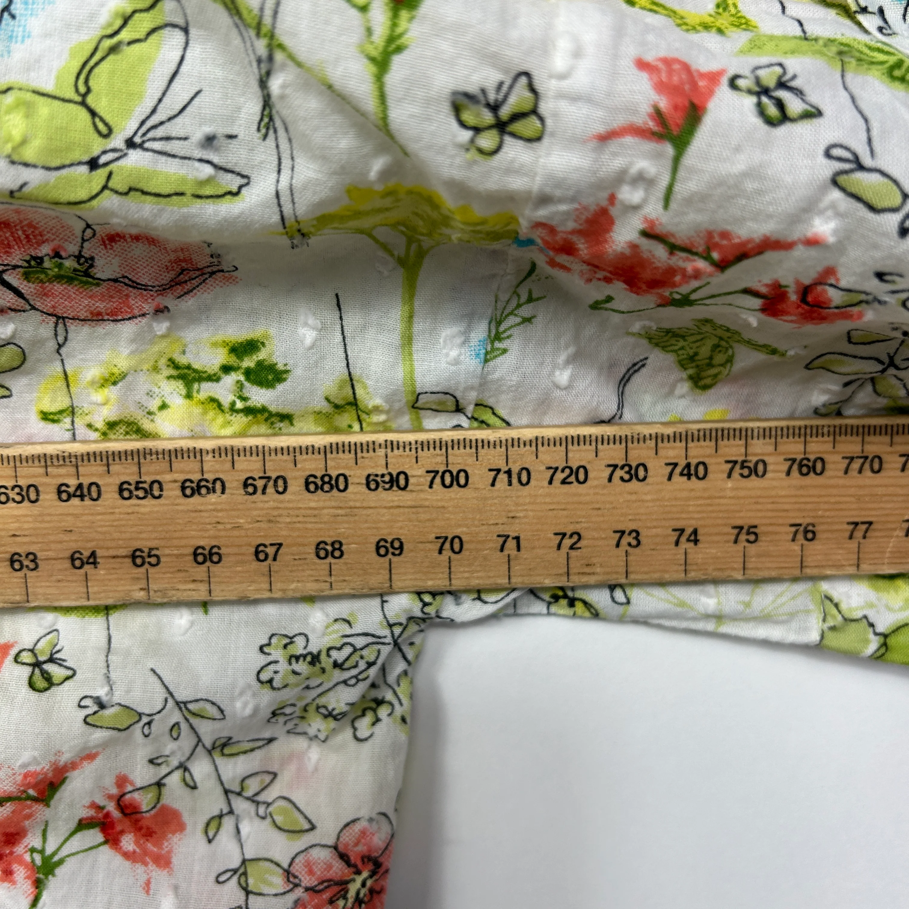 Naudic White Floral Print Kimono - Size 12/14/16 - Image 4