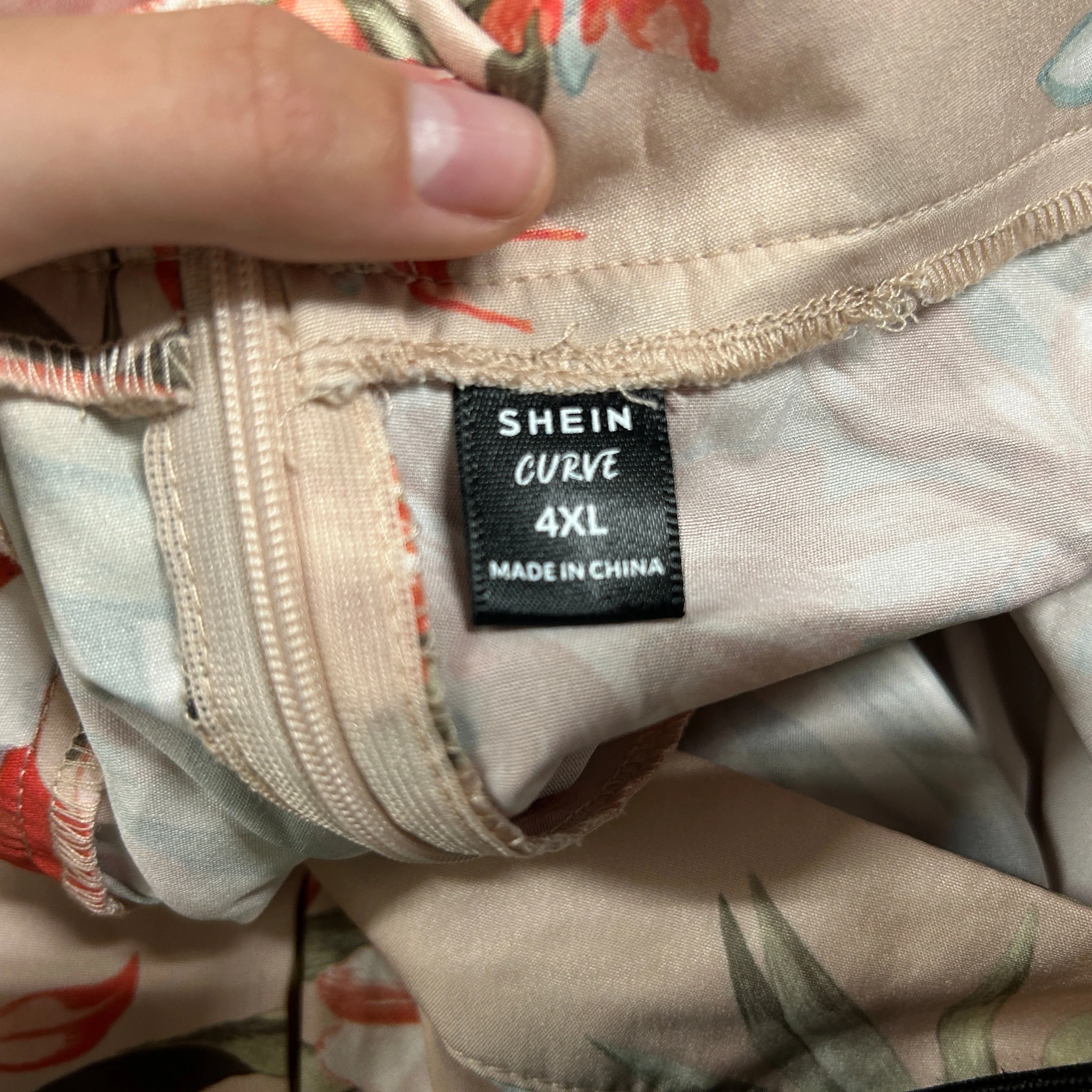 Shein Floral Maxi Skirt - Size 4XL - Image 3