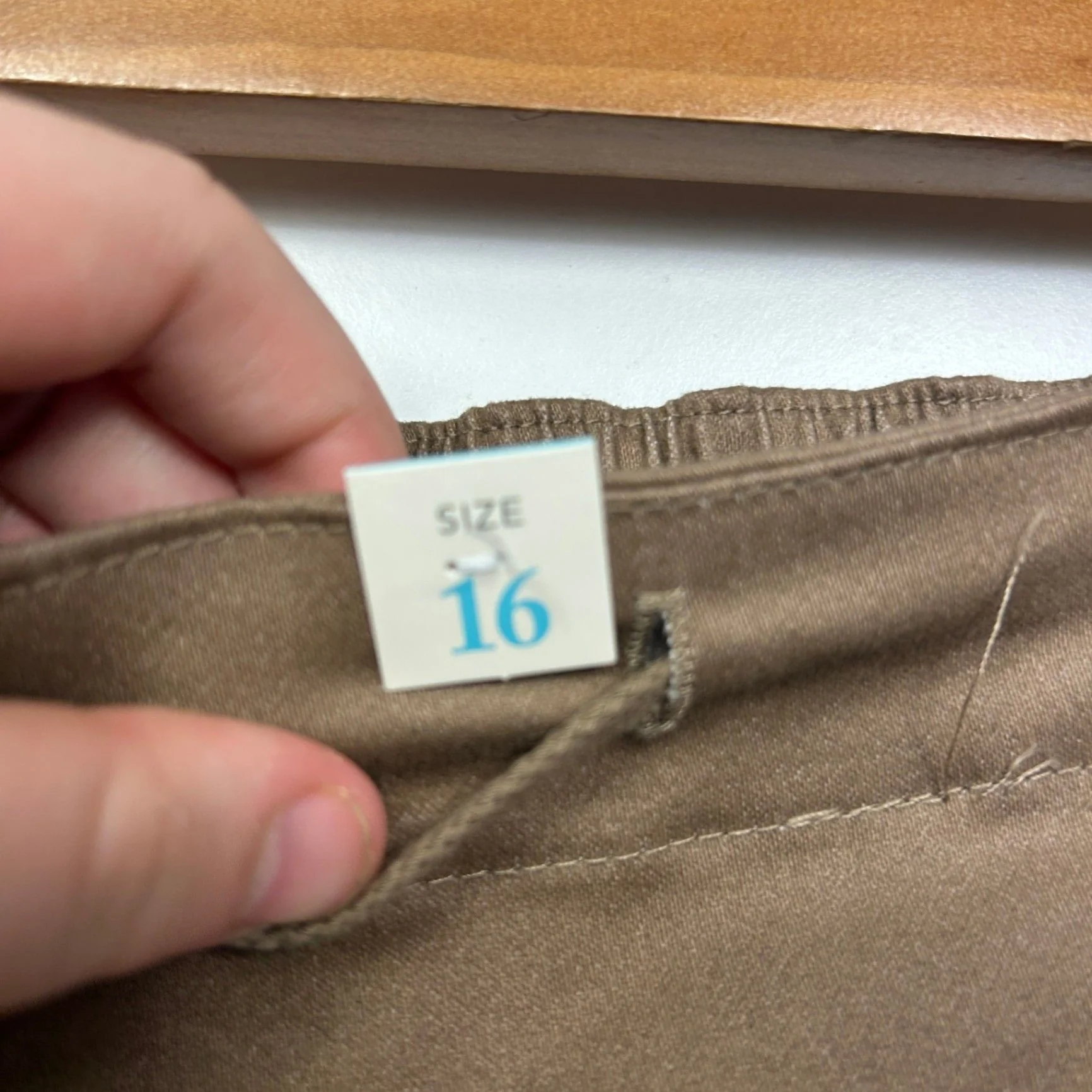 New Millers Pants Brown Chocolate Cotton Blend Size 16 - Image 3