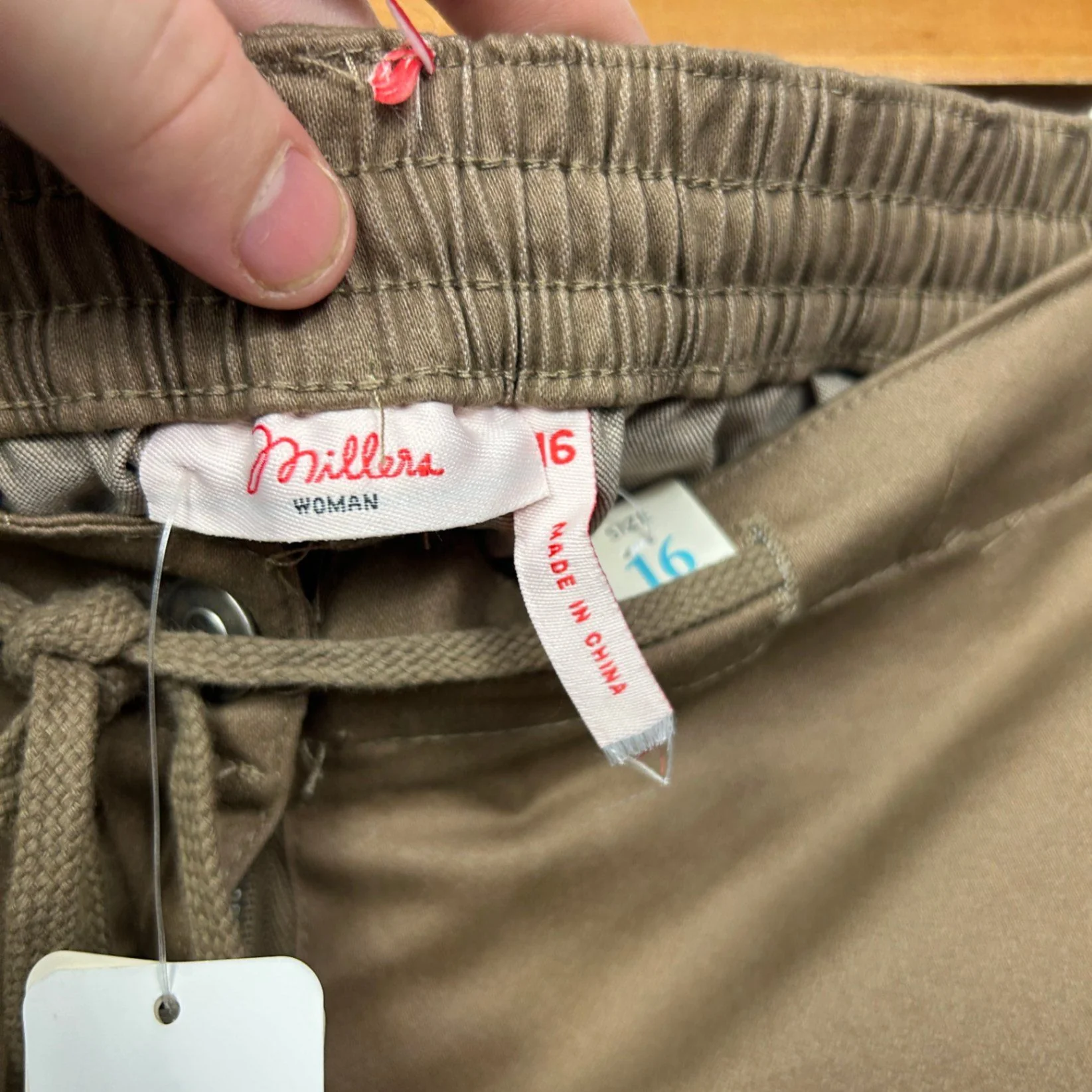New Millers Pants Brown Chocolate Cotton Blend Size 16 - Image 5