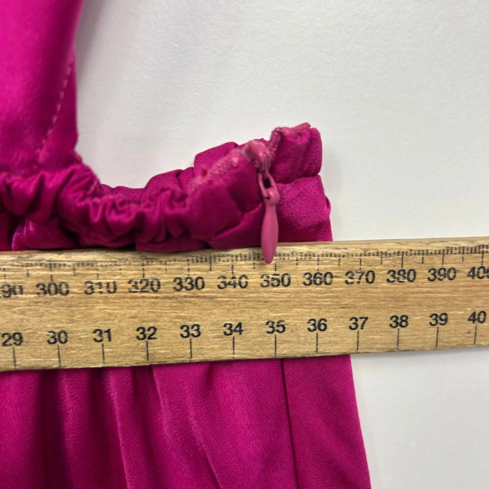 New Minx & Moss Satin Slip Dress Size 14 Pink Cut Out Sleeveless - Image 10