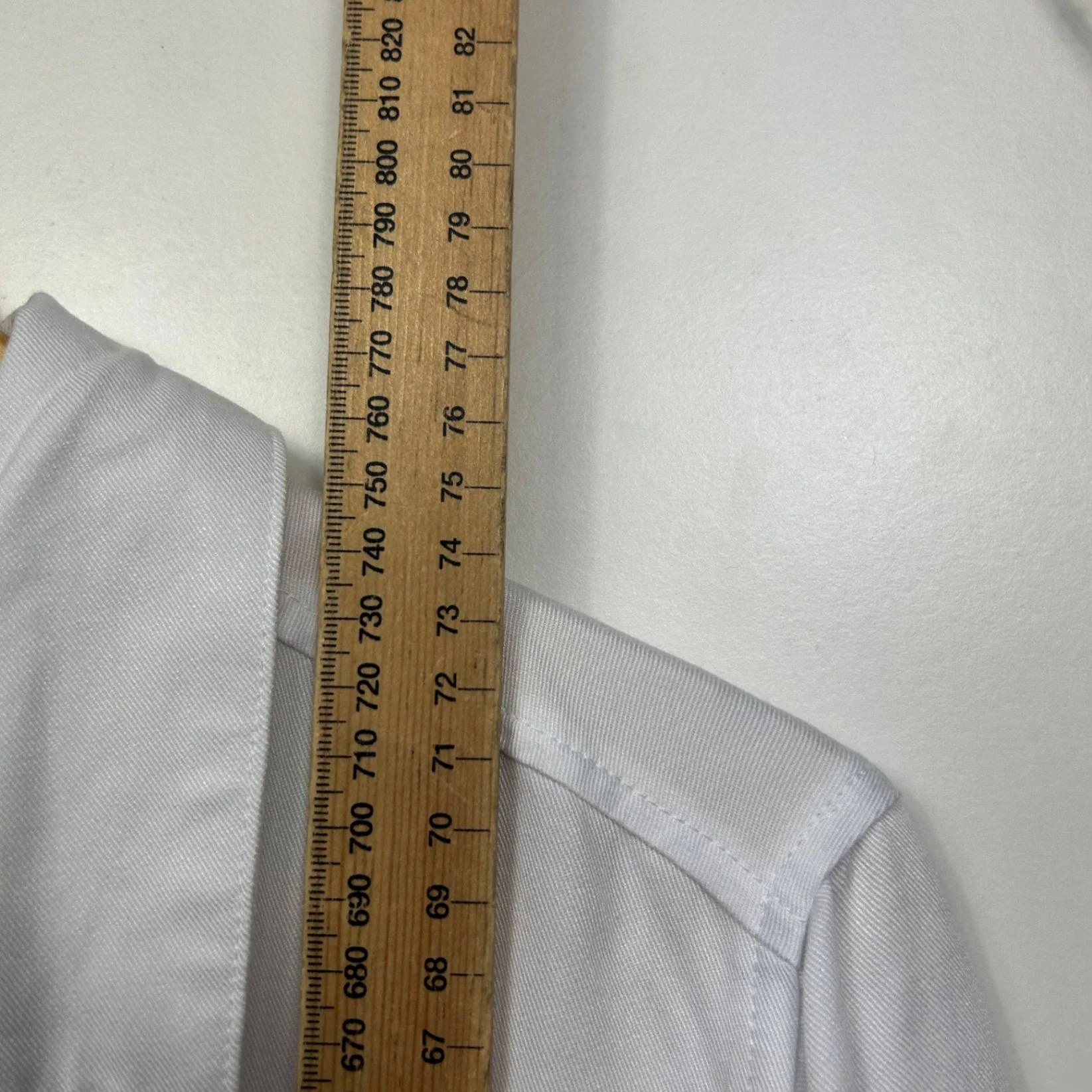 New Suzanne Grae Shirt Size 14 White Long Sleeve Button Up Collared - Image 7