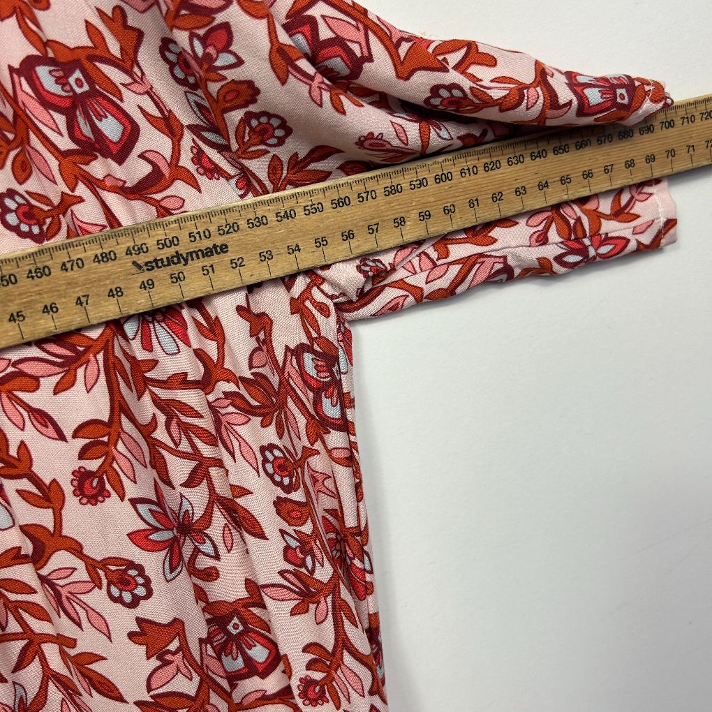 New U Collection Red Floral Boho Dress - Size 14 - Image 6