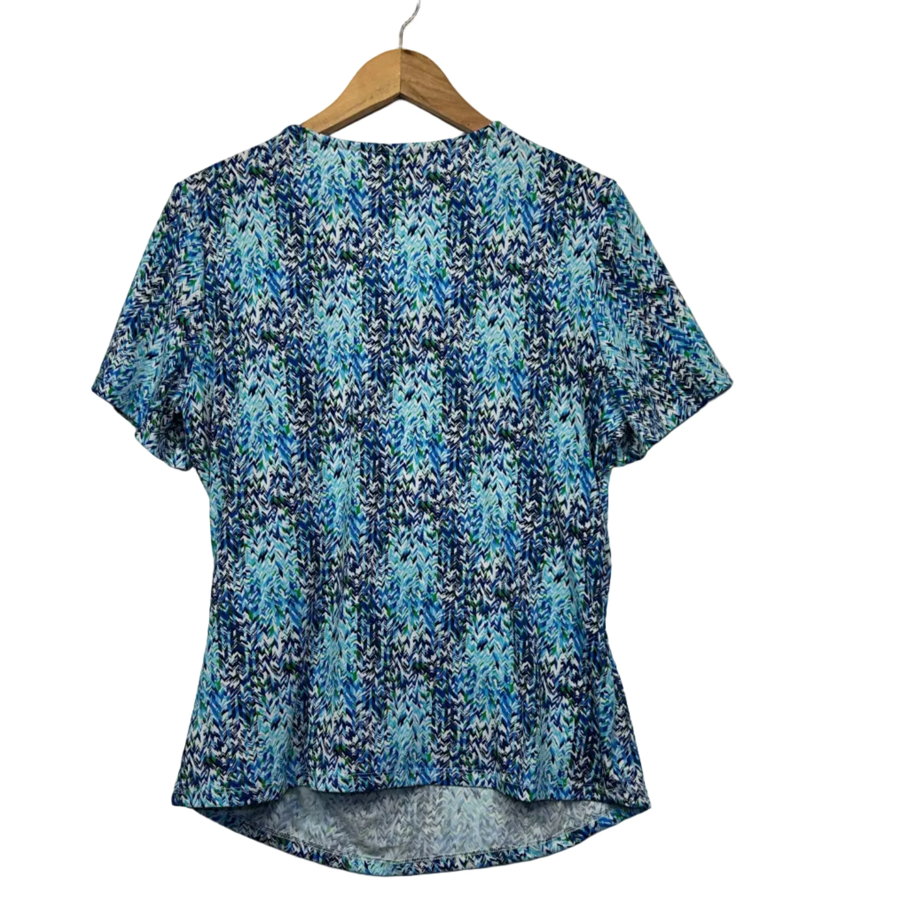 Noni B Blue Multicoloured Print Top - Size L - Image 2