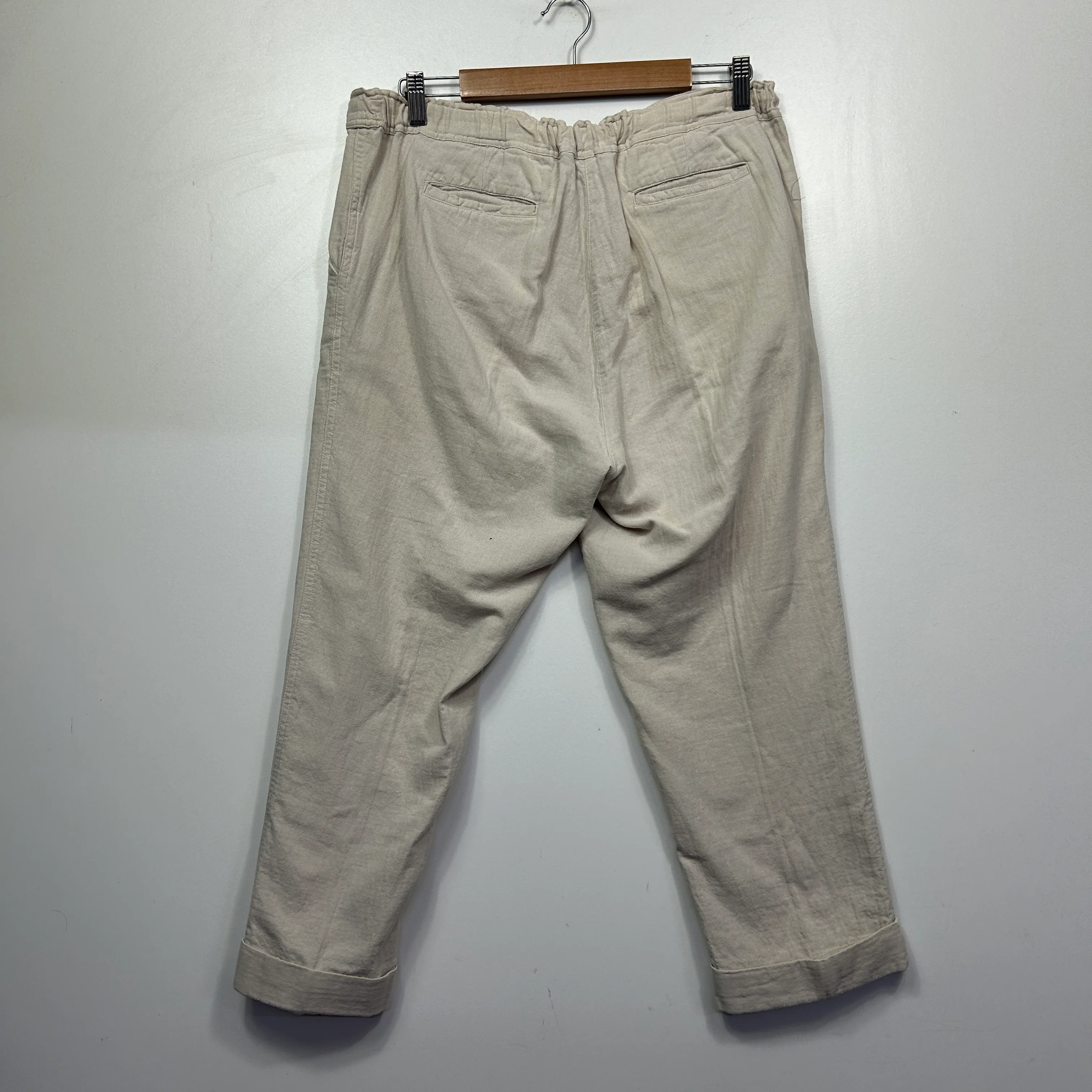 Noni B Cream LInen Pants - Size 14 - Image 2
