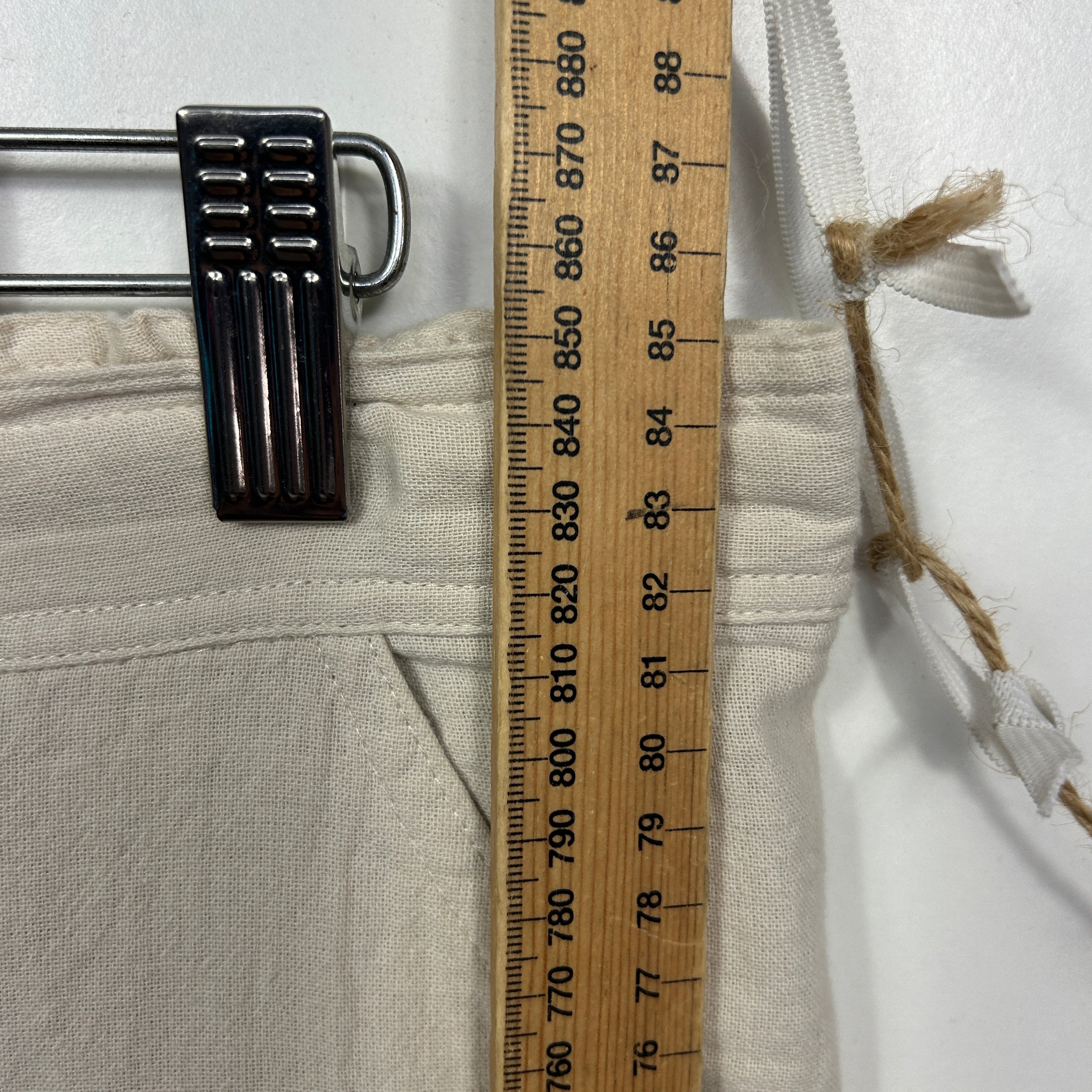 Noni B Cream LInen Pants - Size 14 - Image 6