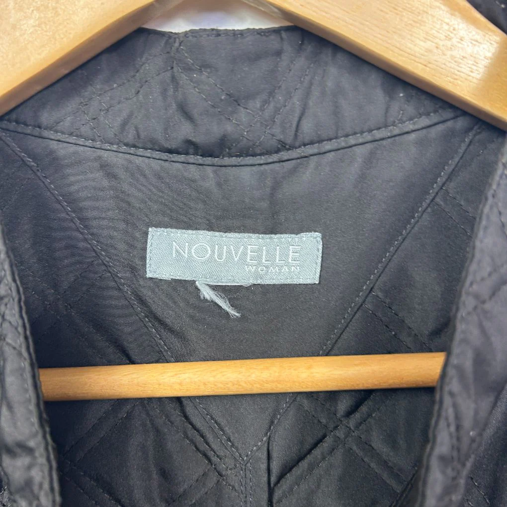 Nouvelle Woman Brown Quilted Vest - Size 20/22 - Image 3