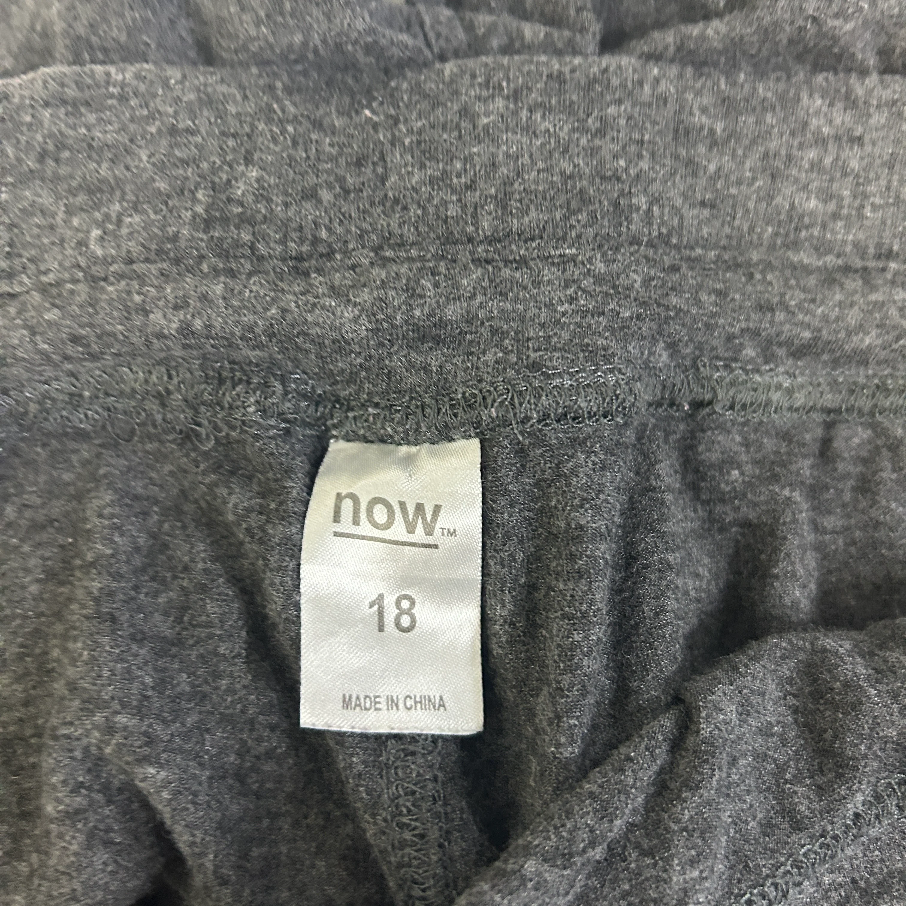 Now Charcoal Cropped Lounge Pants - Size 18 - Image 2