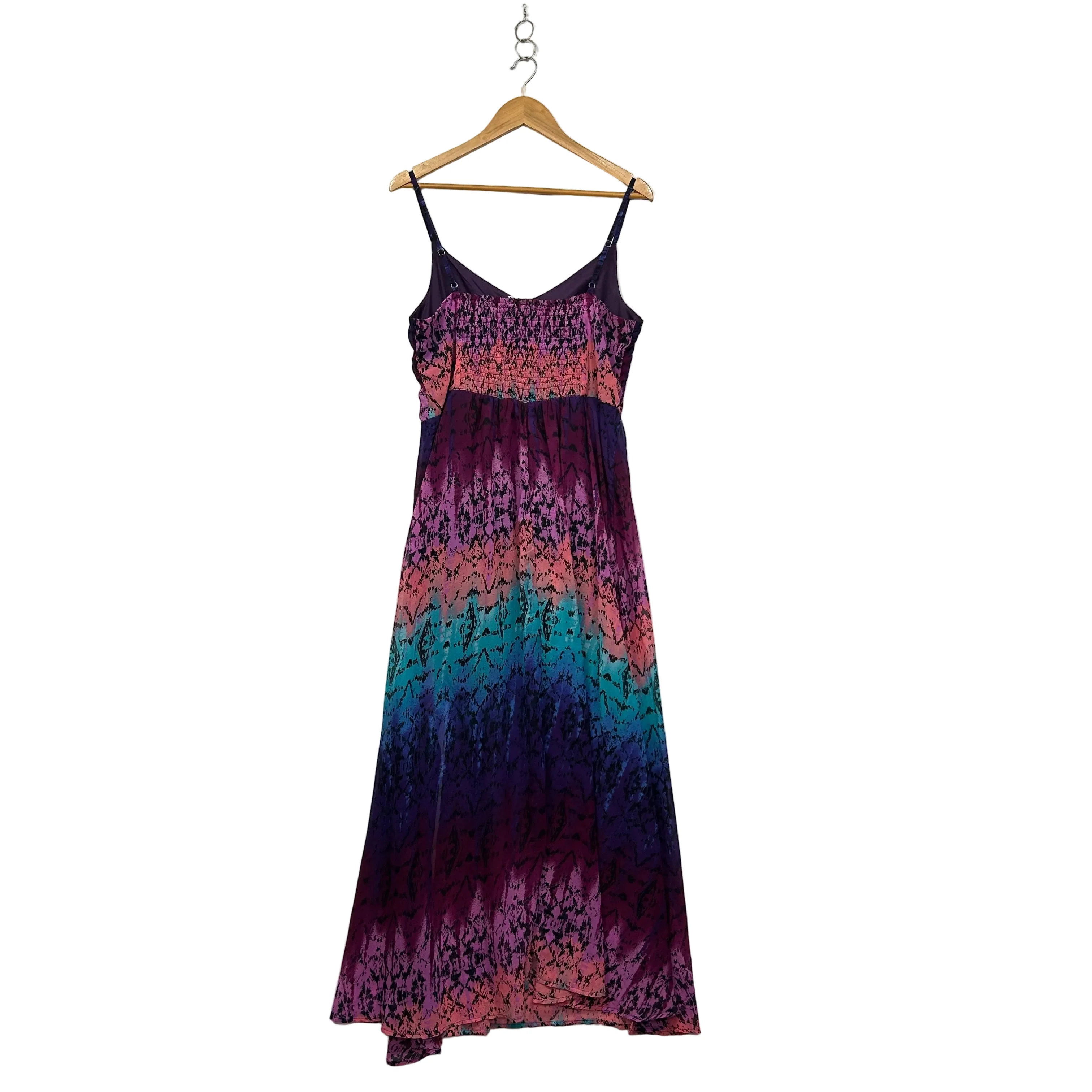 Now Ombré Y2K Tie-Dye Maxi Dress - Size 14 - Image 3