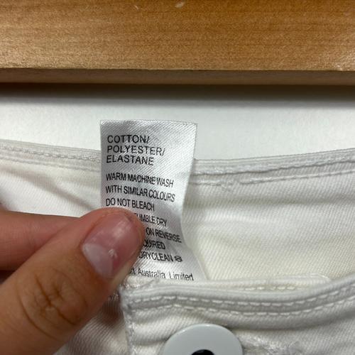 Now White Cuffed Chino Shorts - Size 16 - Image 4
