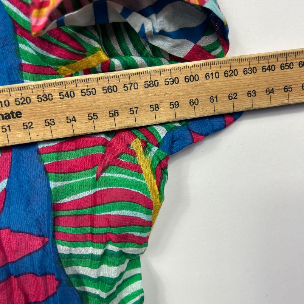 One Summer Multicoloured Cotton Top - Size 18 - Image 5