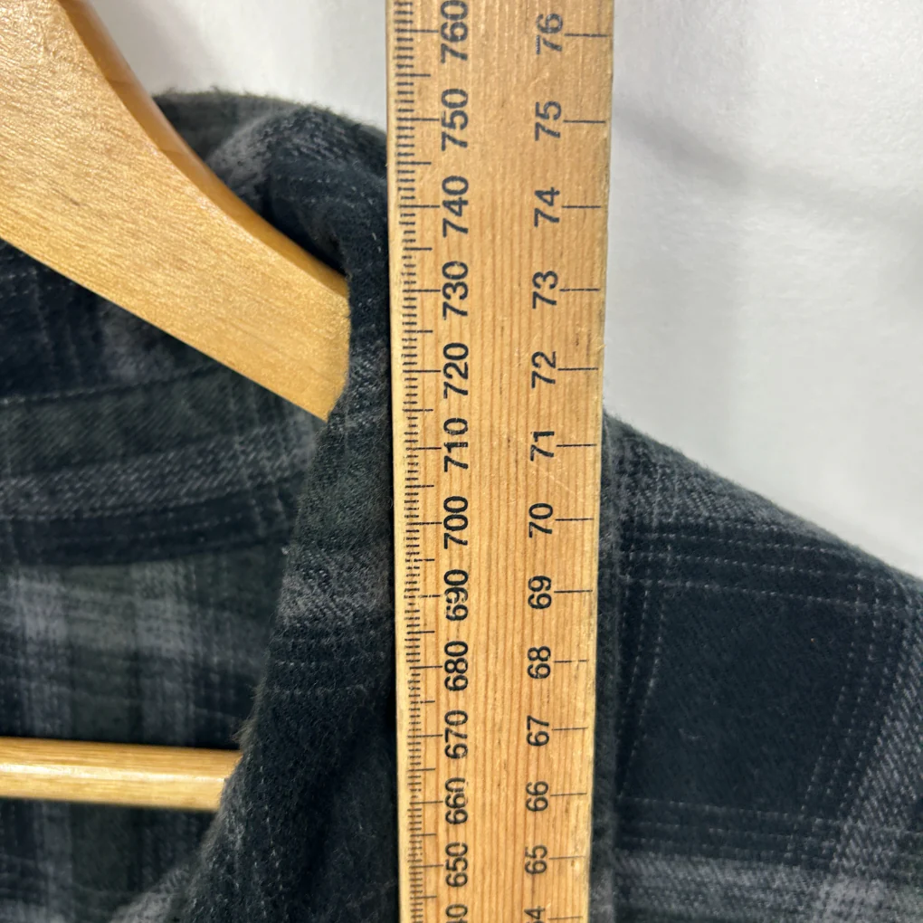 Outrak Check Long Sleeve Mens Flannel Shirt - Size 3XL - Image 5