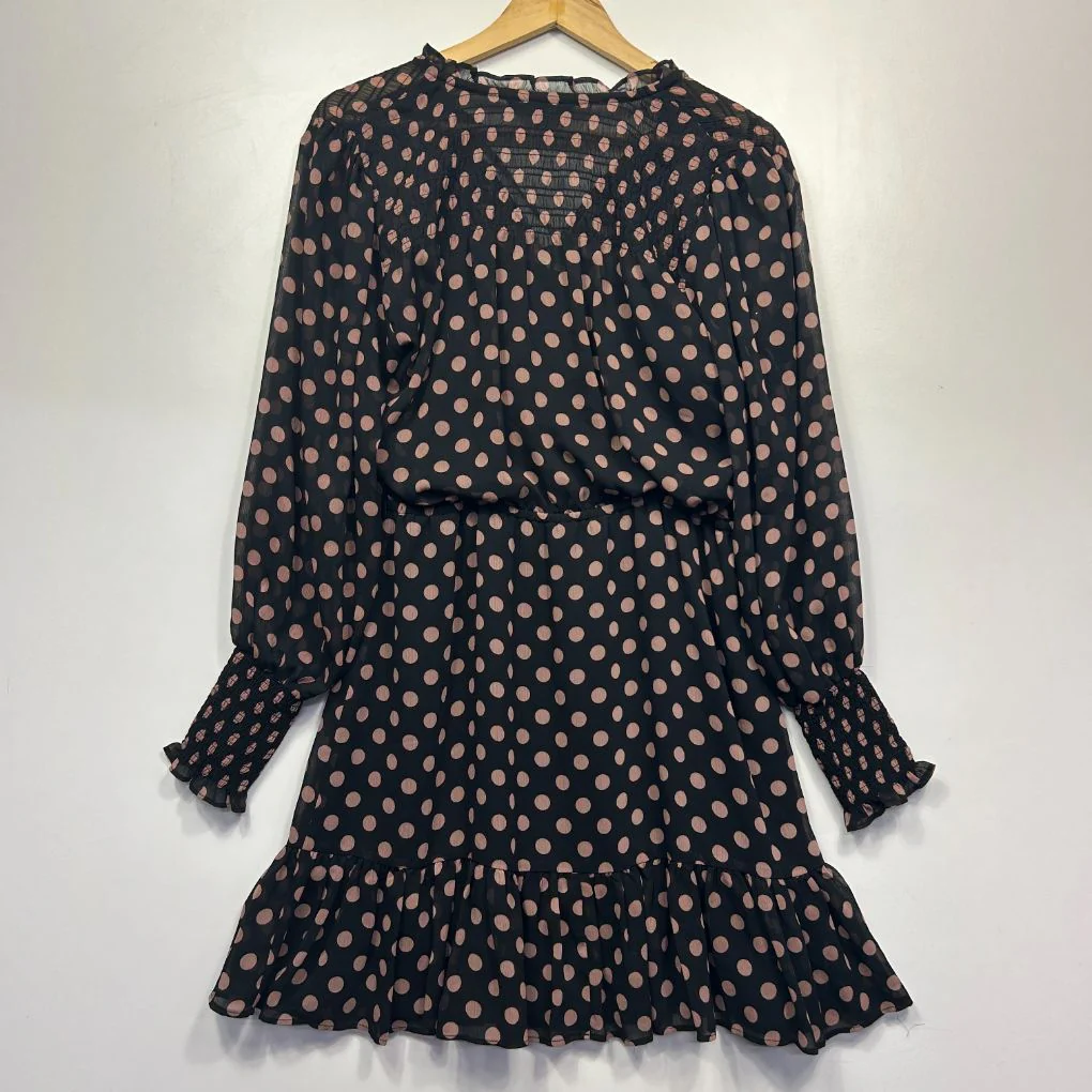 Portmans Black Polka Dot Dress - Size 12 - Image 5