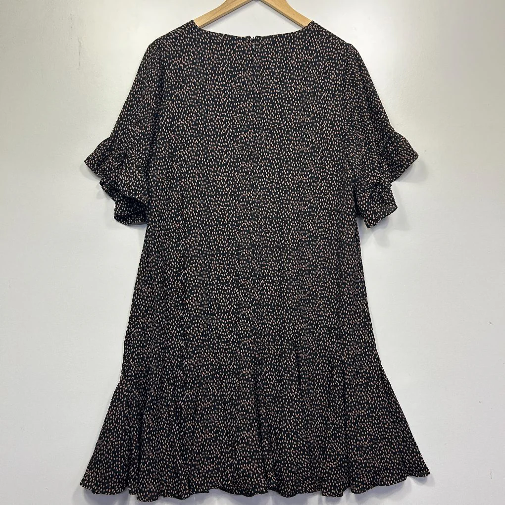 Portmans Black Polka Dot Dress - Size 16 - Image 3
