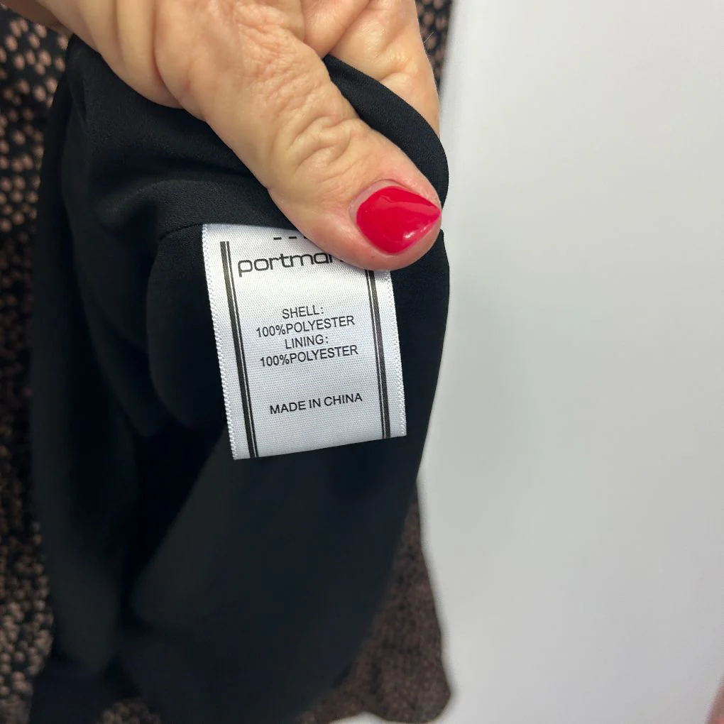 Portmans Black Polka Dot Dress - Size 16 - Image 4