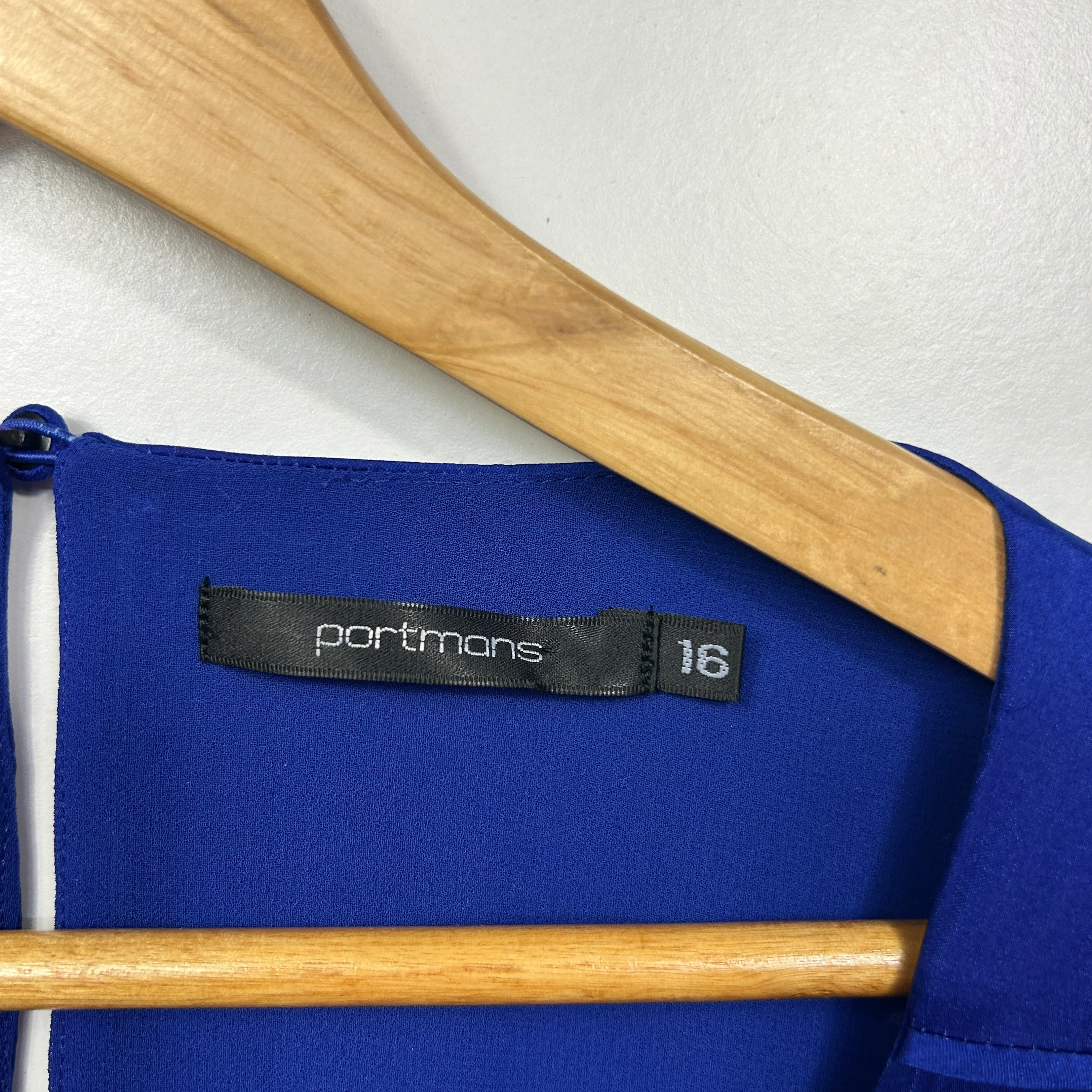 Portmans Blue Top - Size 16 - Image 2