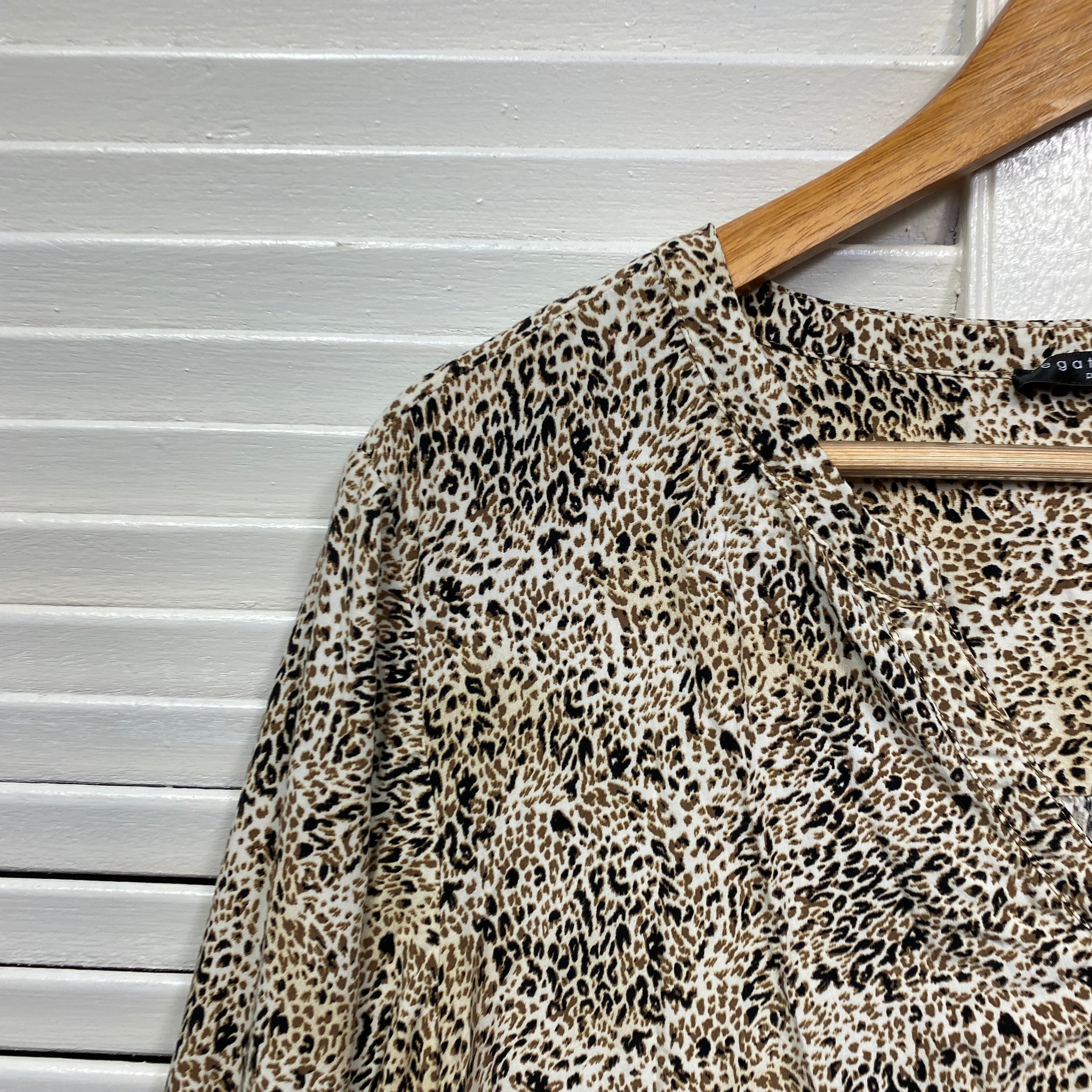 Regatta Top Size 14 Petites Animal Print Long Sleeve - Image 4