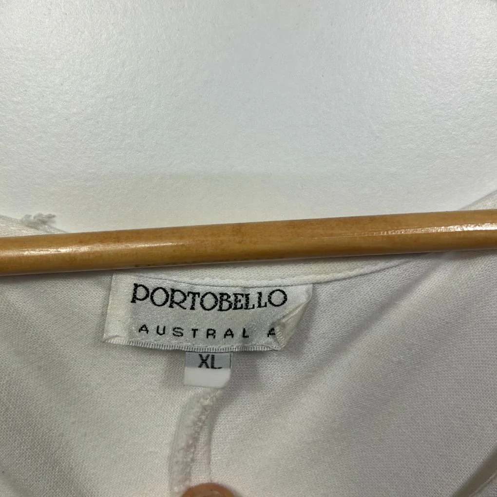 Portobello Australia White Linen Maxi Dress - Size XL - Image 2