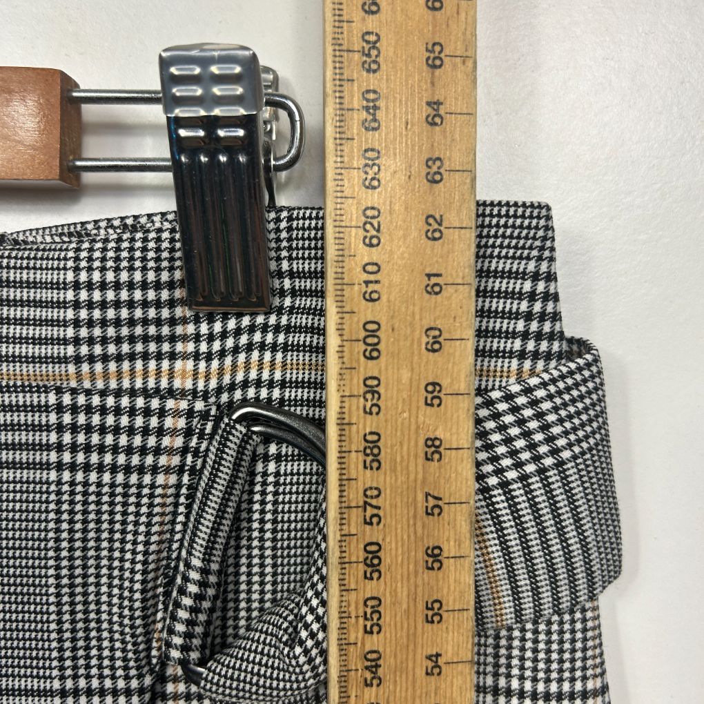 Preview Black Houndstooth Skirt - Size 12 - Image 6