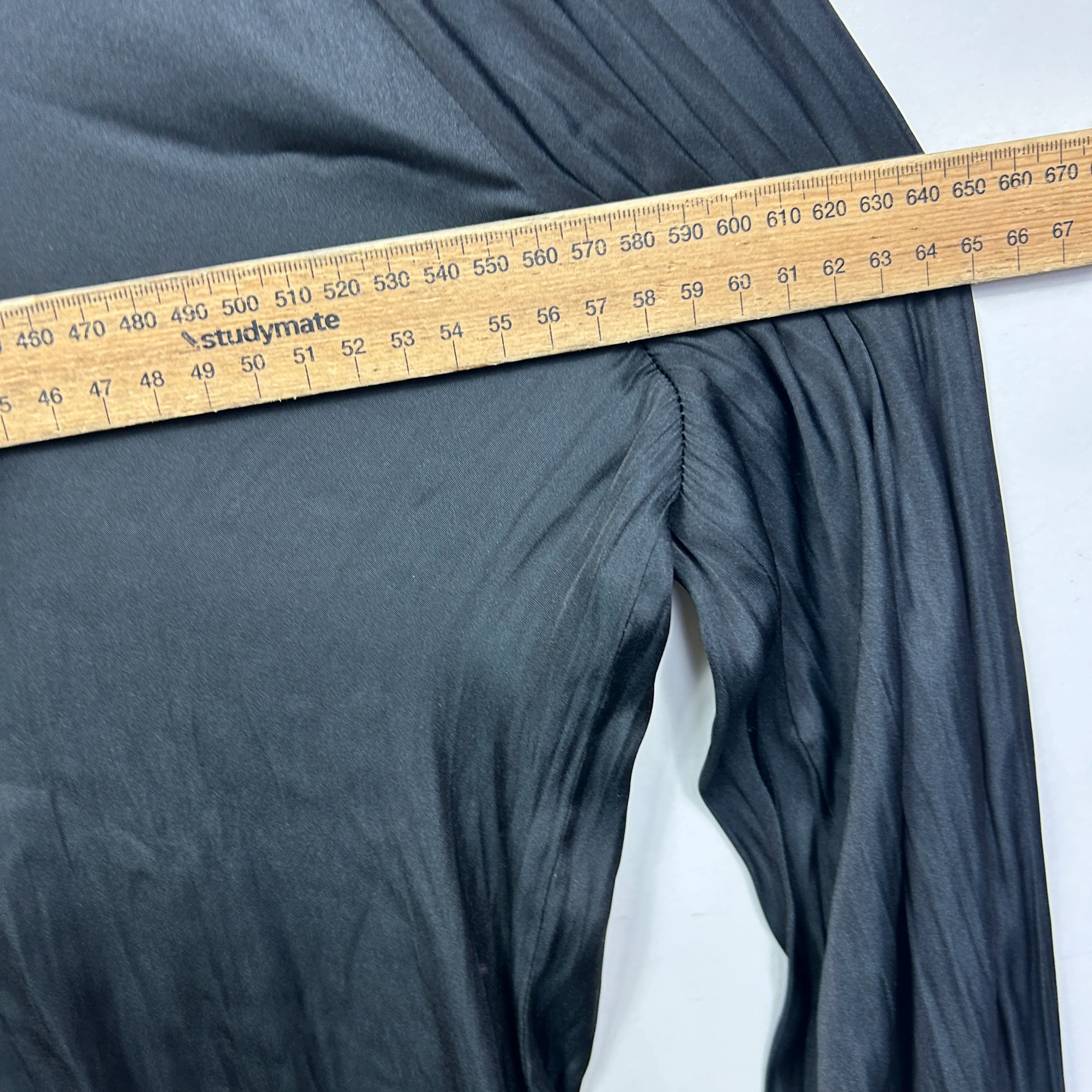 Preview Black Long Sleeve Blouse - Size 14 - Image 5