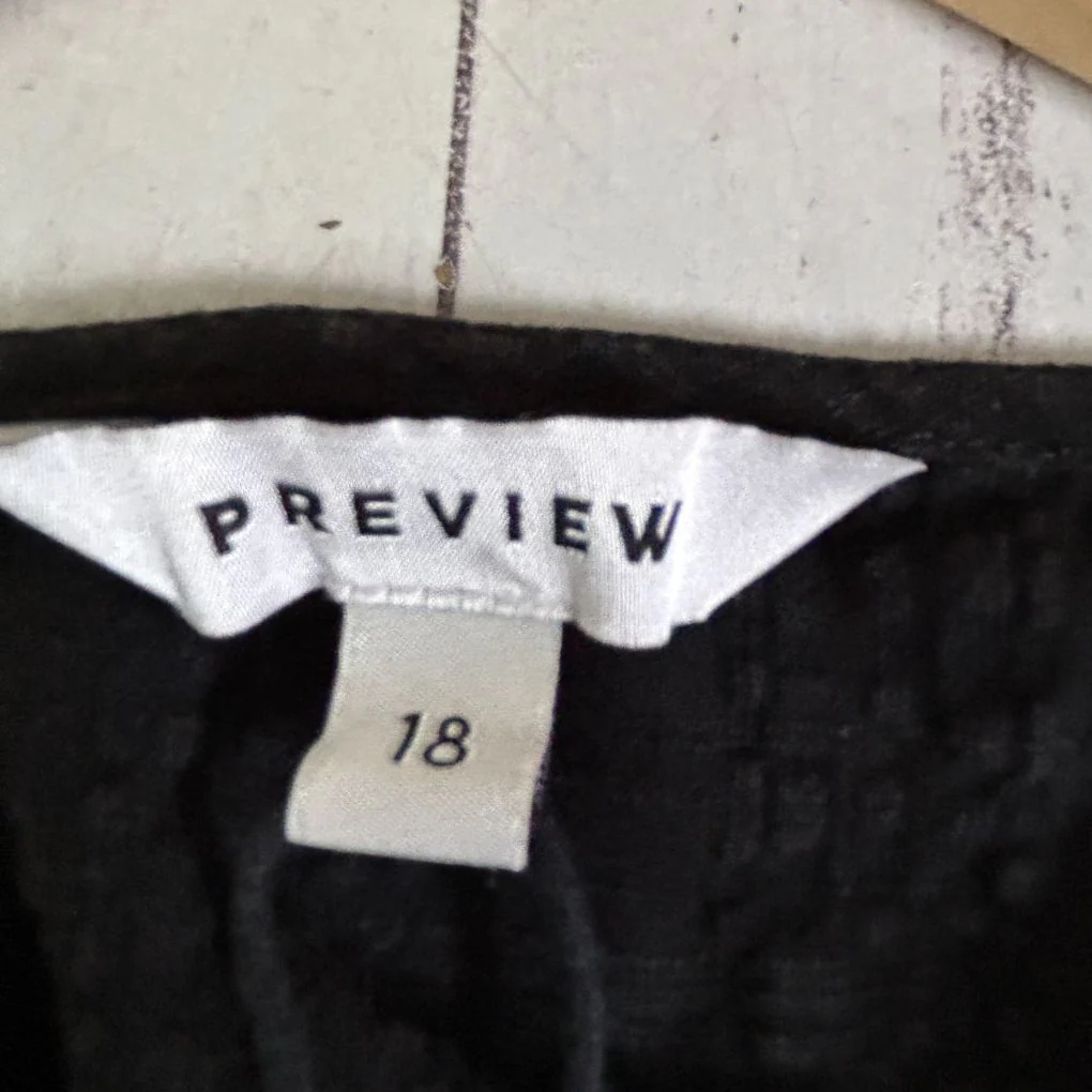 Preview Black Maxi Dress - Size 18 - Image 2