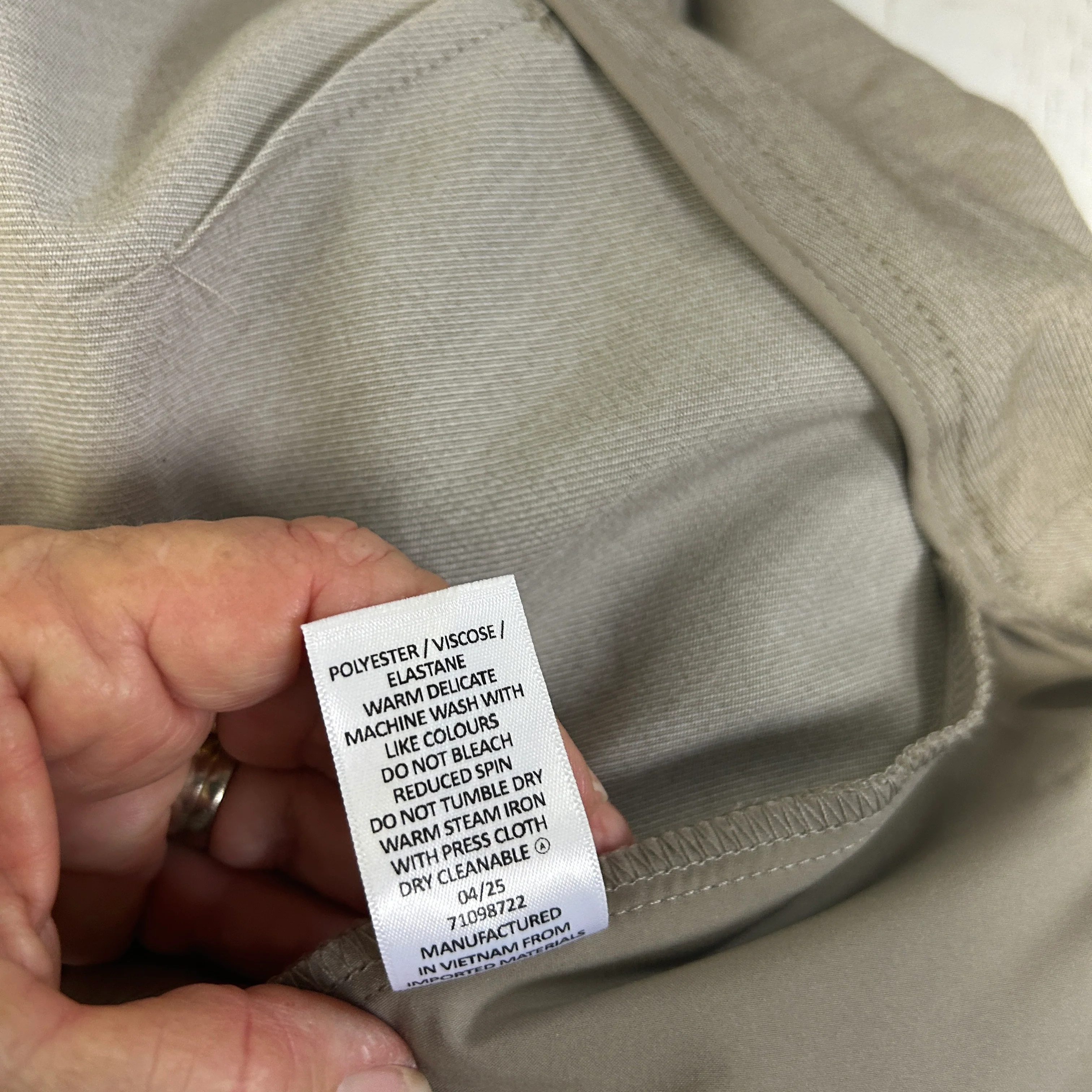 Preview Taupe Pants - Size 16 - Image 4