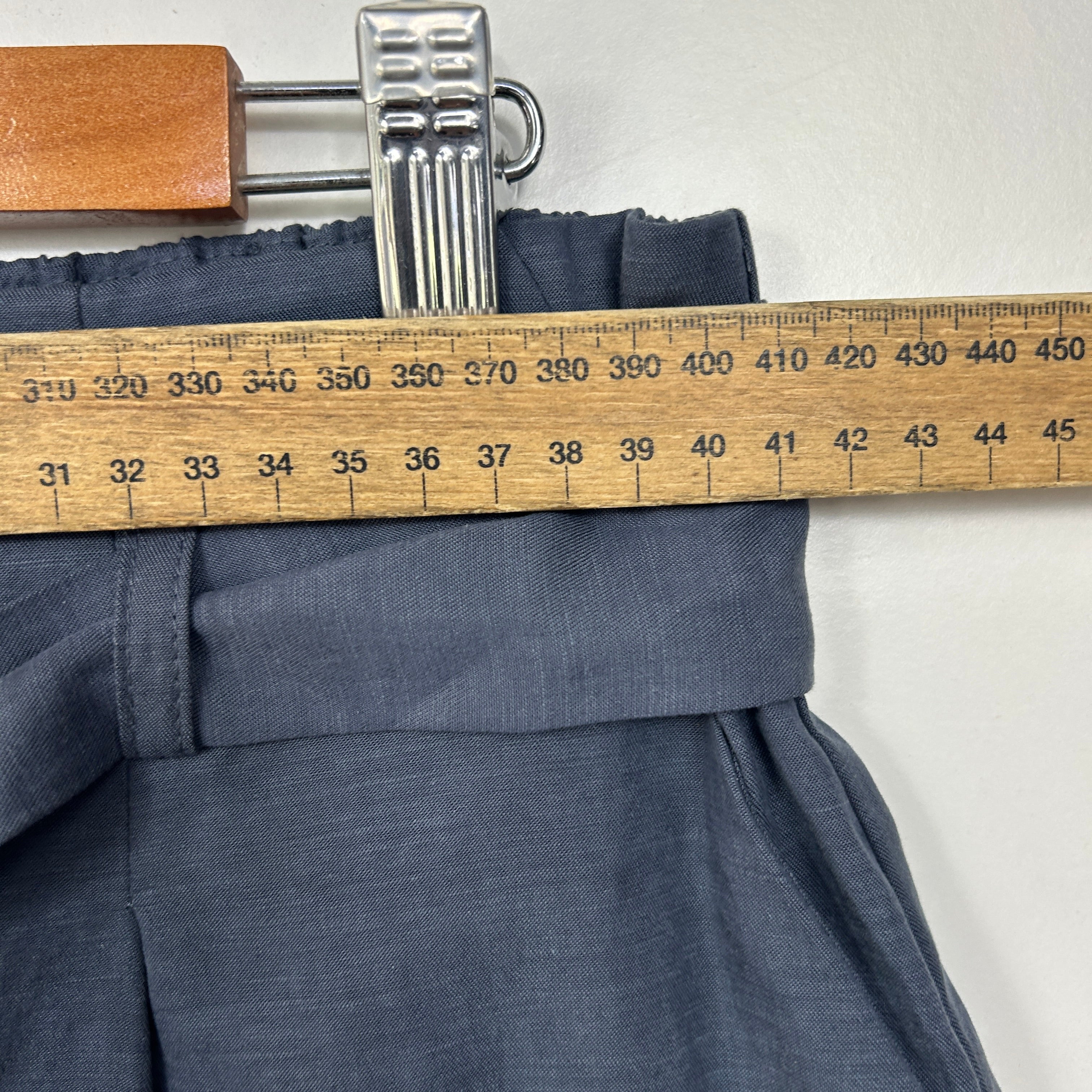 Preview Tencel Navy Blue Shorts - Size 14 - Image 4