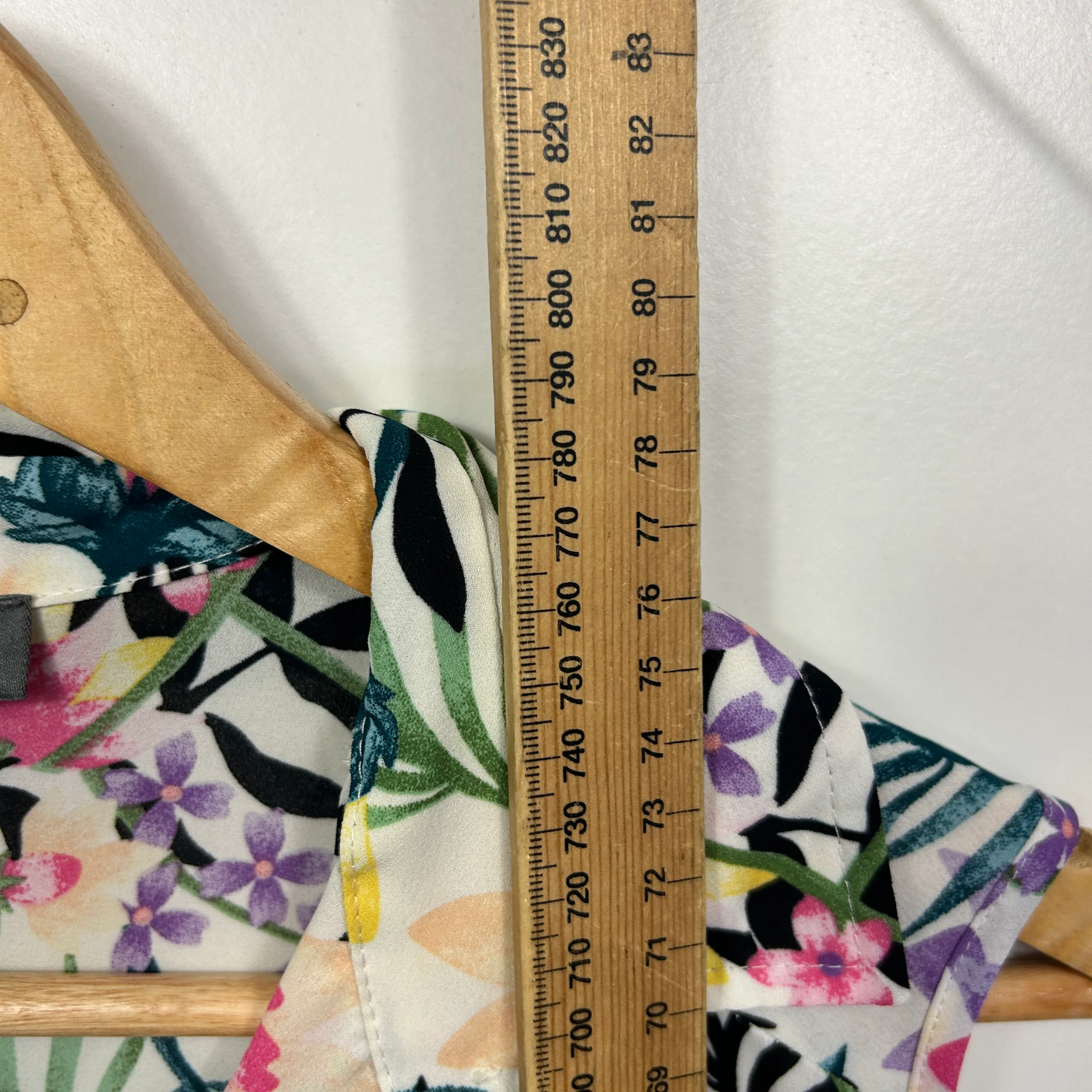 Primark Multicoloured Tropical Floral Shirt - Size 14 - Image 7